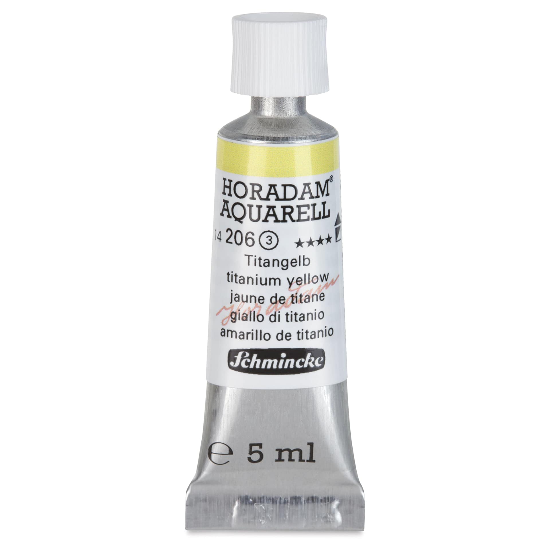 Schmincke Horadam Aquarell Artist Watercolor - Titanium Yellow, 5 ml tube