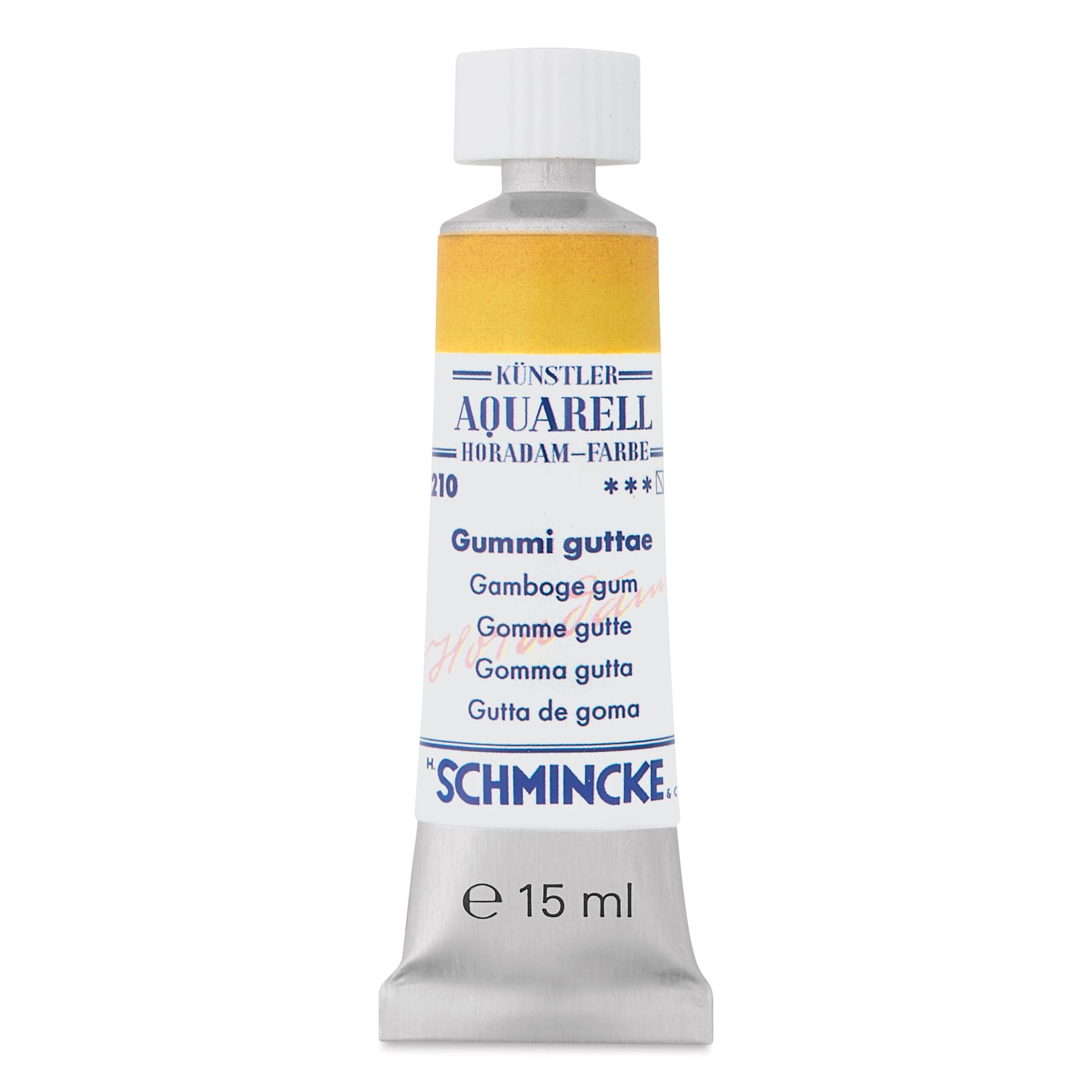 Schmincke Horadam Aquarell Artist Watercolor - Gamboge Gum, 15 ml tube