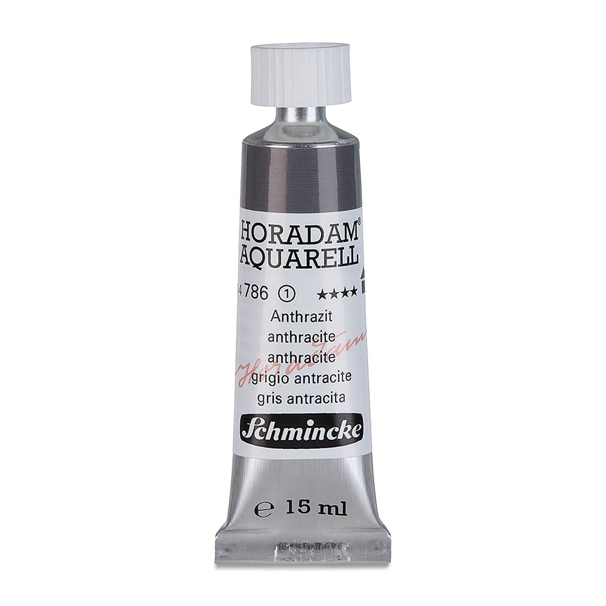 Schmincke Horadam Aquarell Artist Watercolor - Anthracite, 15 ml tube