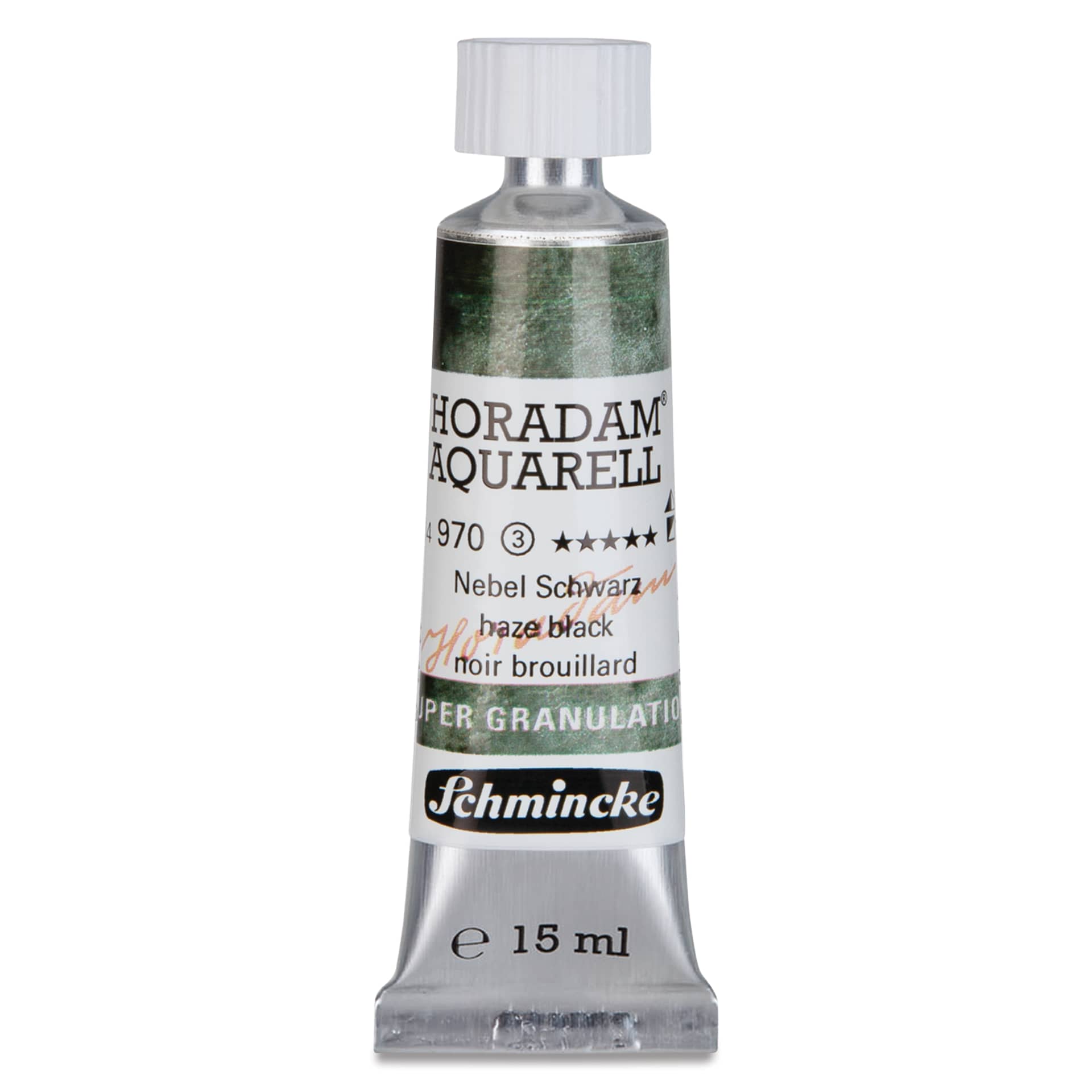 Schmincke Horadam Aquarell Artist Watercolor - Haze Black, 15 ml tube