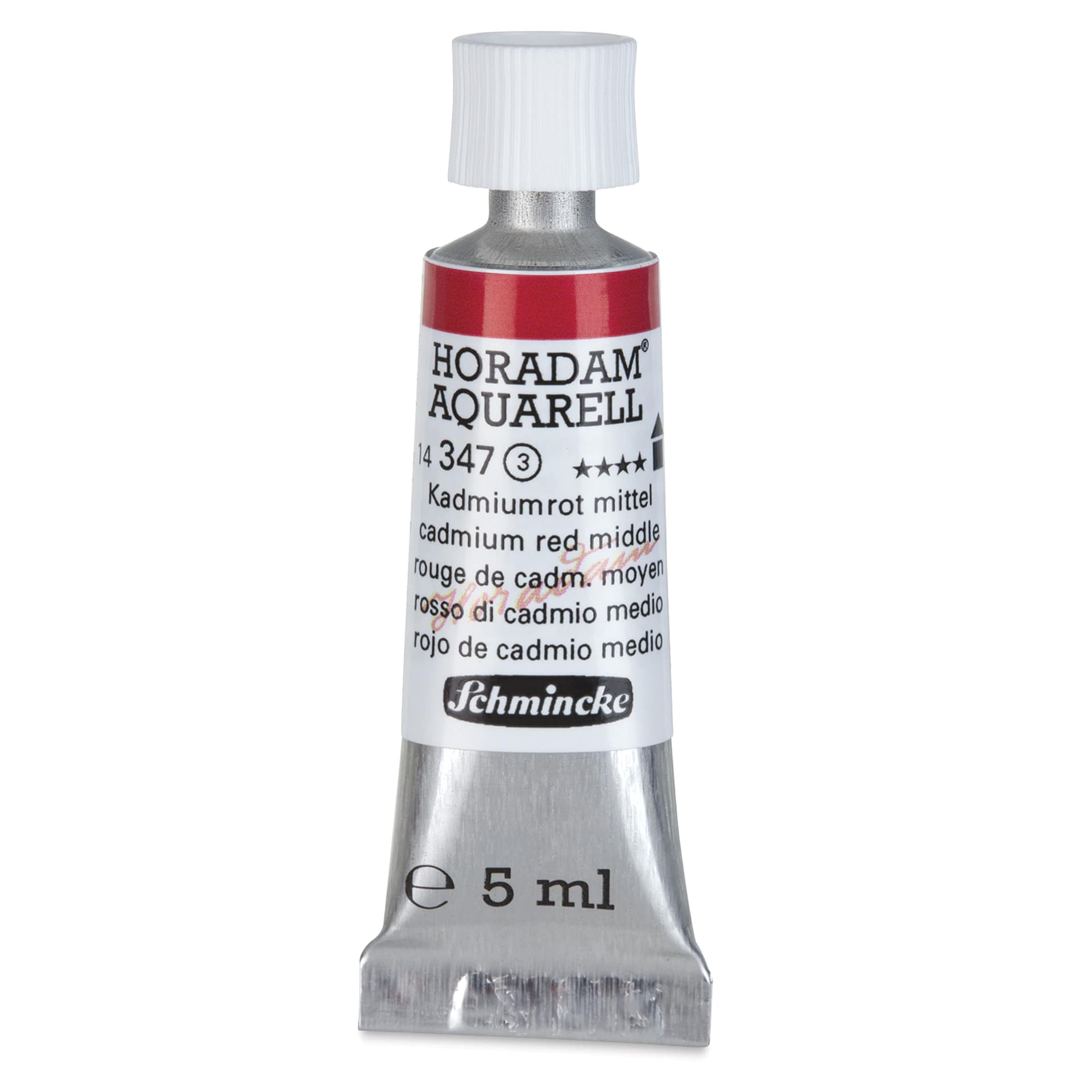 Schmincke Horadam Aquarell Artist Watercolor - Cadmium Red Medium, 5 ml tube
