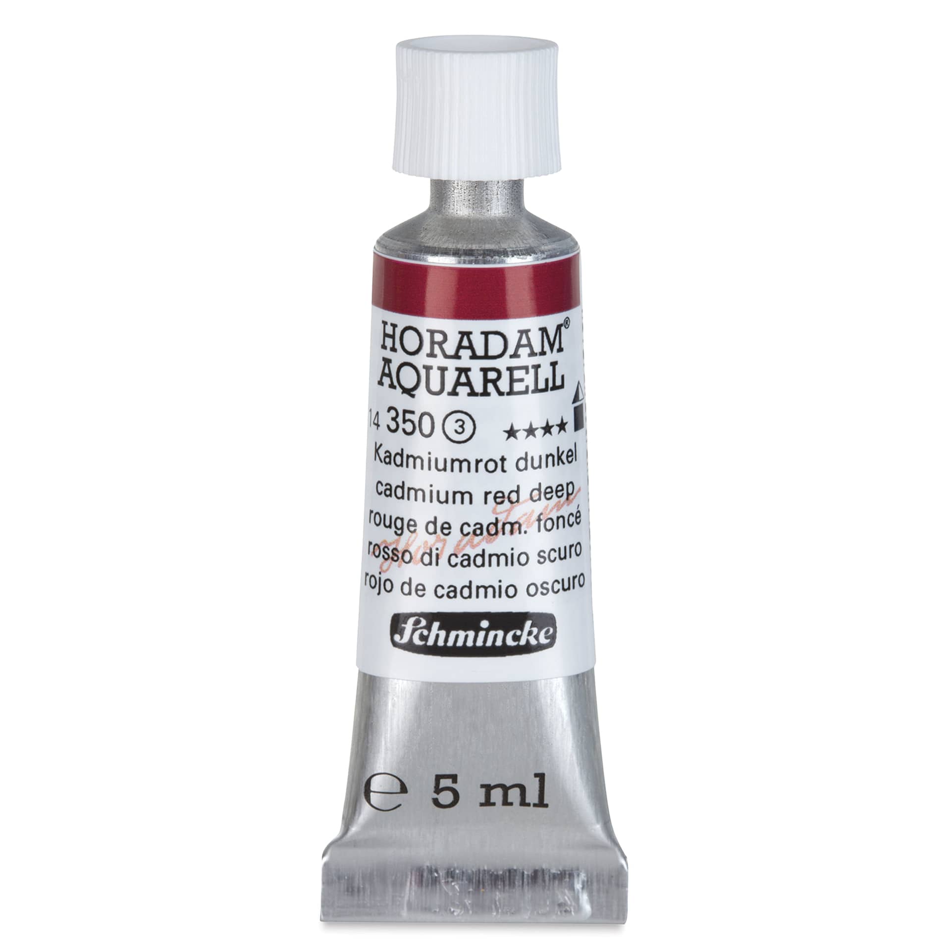 Schmincke Horadam Aquarell Artist Watercolor - Cadmium Red Deep, 5 ml tube