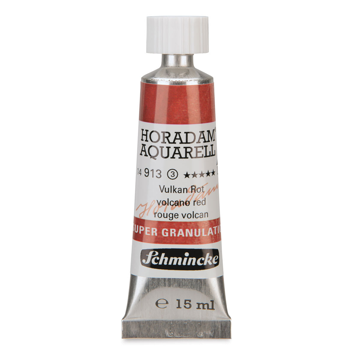 Schmincke Horadam Aquarell Artist Watercolor - Volcano Red, Supergranulation, 15 ml, Tube