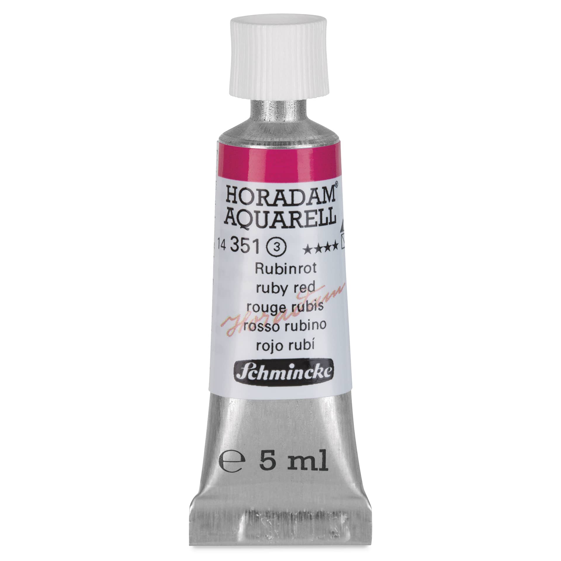 Schmincke Horadam Aquarell Artist Watercolor - Ruby Red, 5 ml tube