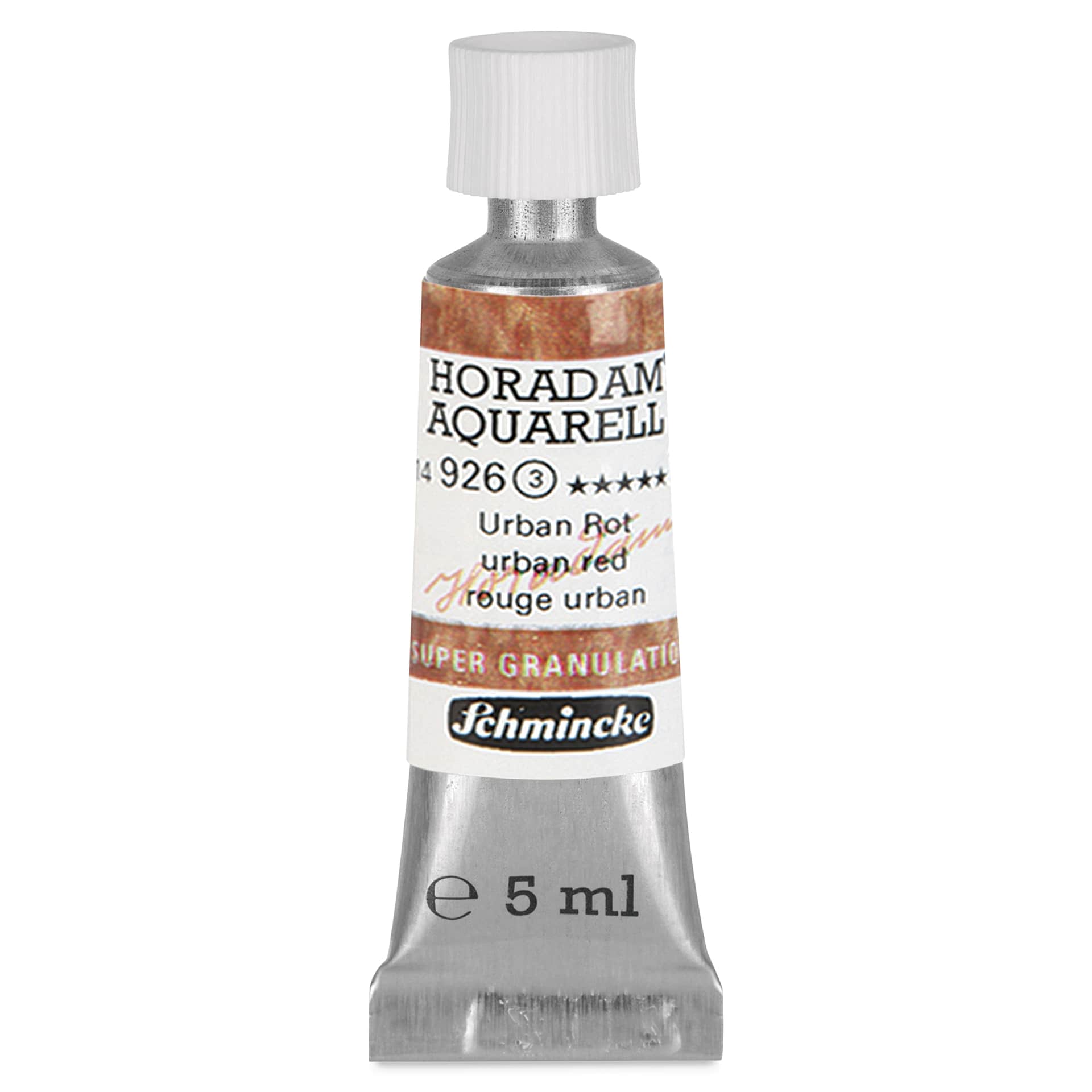 Schmincke Horadam Aquarell Artist Watercolor - Urban Red, Supergranulation, 5 ml tube