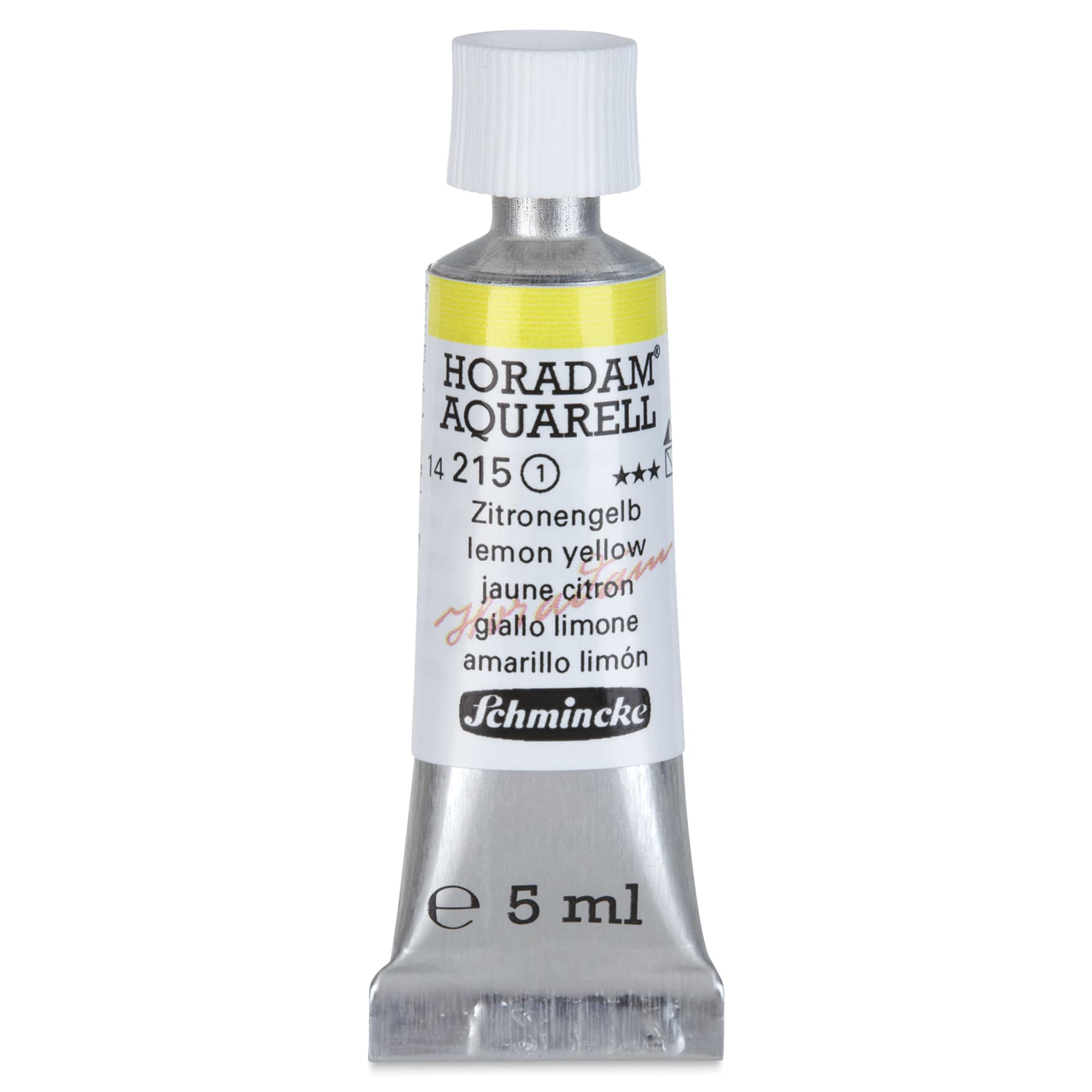 Schmincke Horadam Aquarell Artist Watercolor - Lemon Yellow, 5 ml tube
