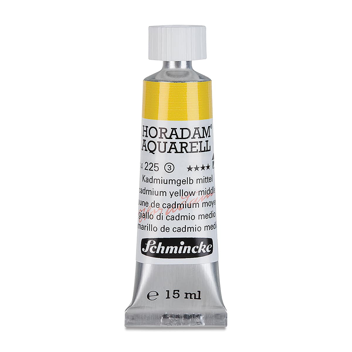 Schmincke Horadam Aquarell Watercolor - Cadmium Yellow Medium, 15 ml tube