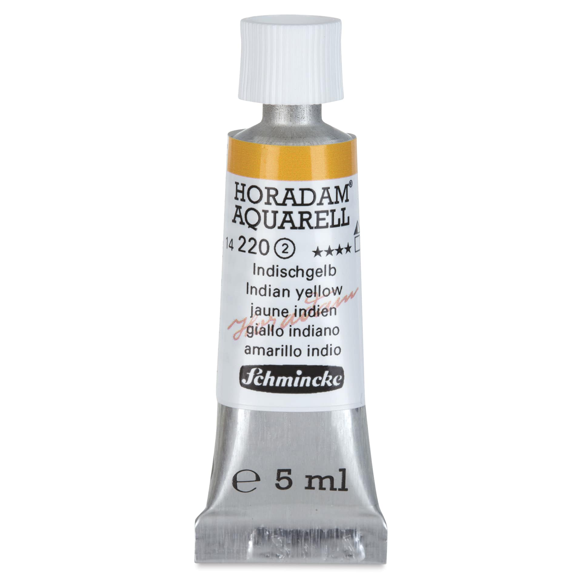 Schmincke Horadam Aquarell Artist Watercolor - Indian Yellow, 5 ml tube
