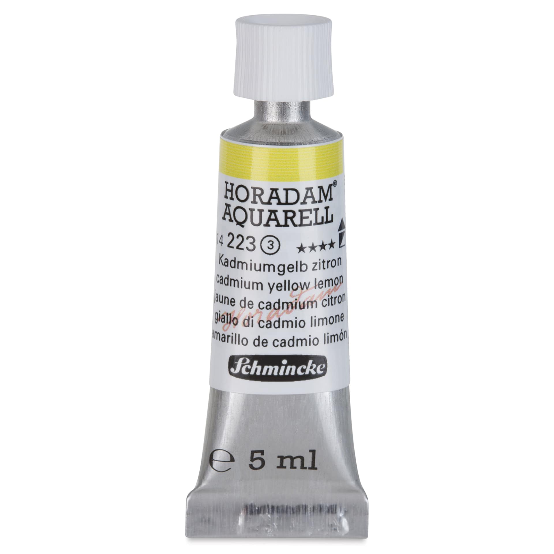 Schmincke Horadam Aquarell Artist Watercolor - Cadmium Yellow Lemon, 5 ml tube