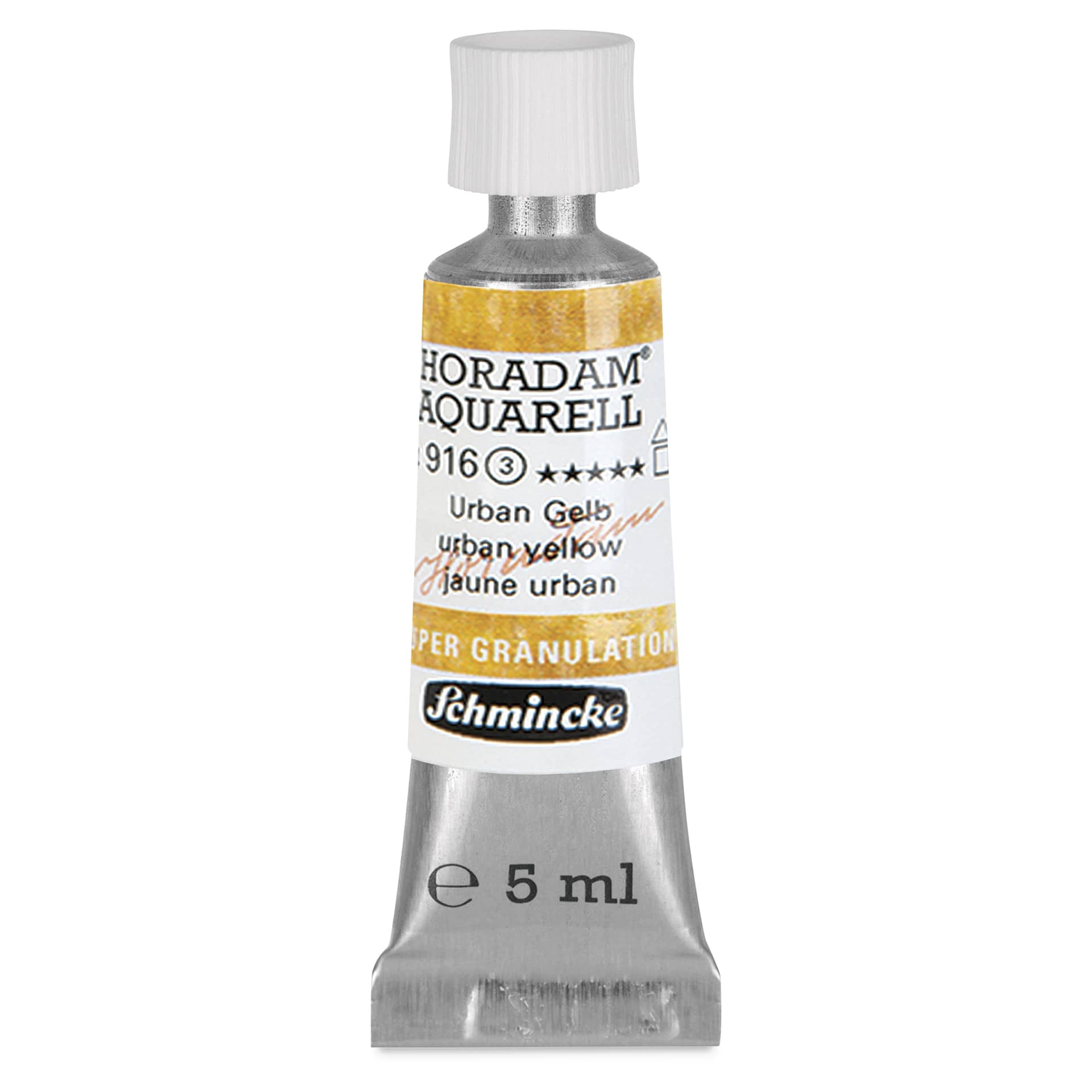 Schmincke Horadam Aquarell Artist Watercolor - Urban Yellow, Supergranulation, 5 ml tube