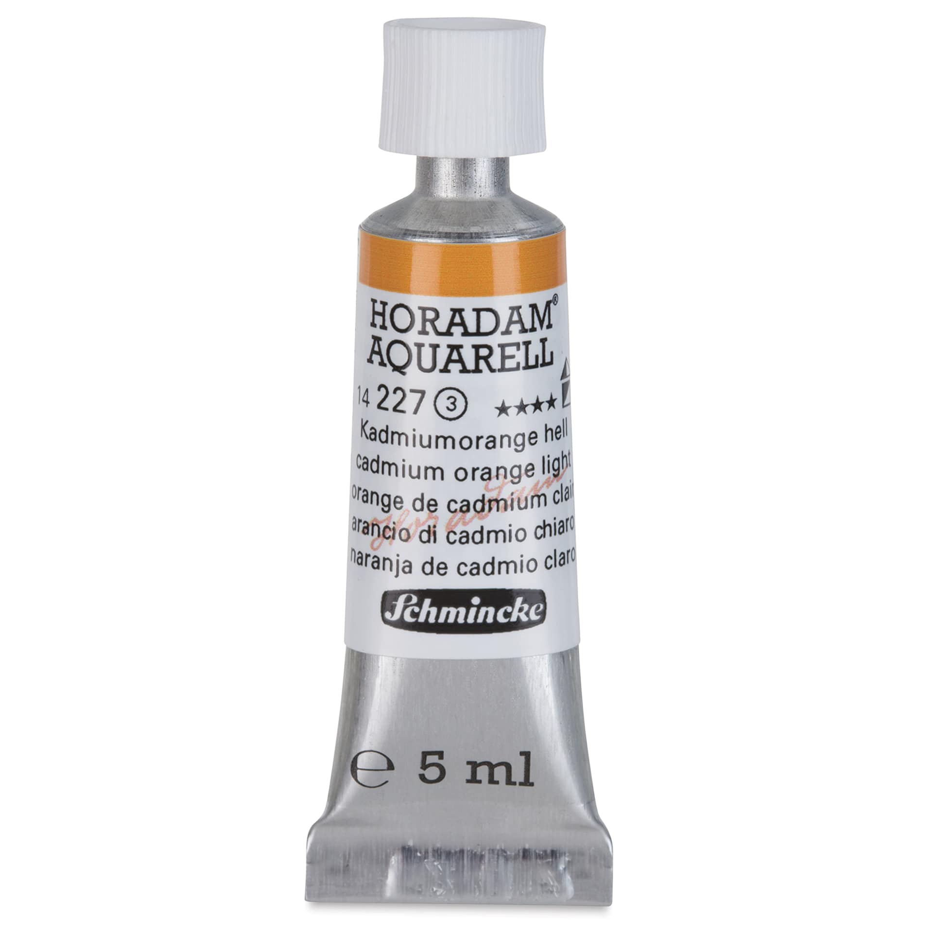 Schmincke Horadam Aquarell Artist Watercolor - Cadmium Orange Light, 5 ml tube