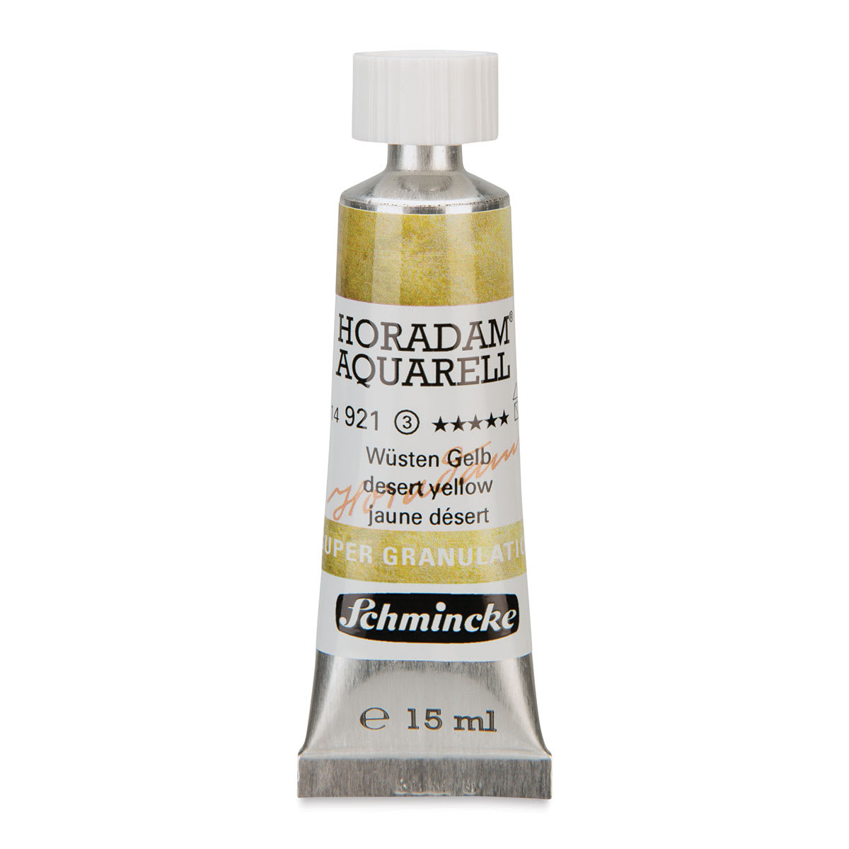 Schmincke Horadam Aquarell Artist Watercolor - Desert Yellow, Supergranulation, 15 ml, Tube