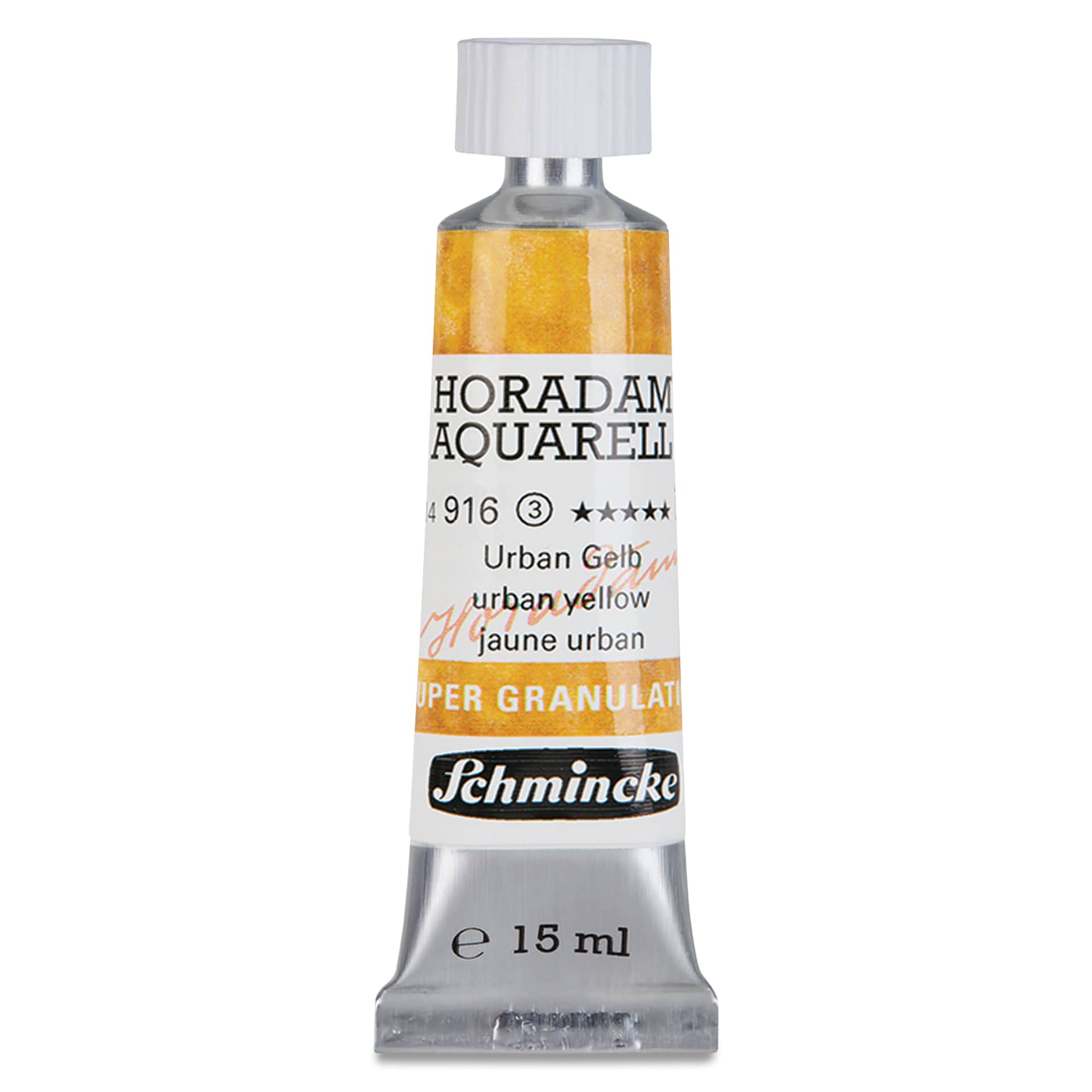 Schmincke Horadam Aquarell Artist Watercolor - Urban Yellow, Supergranulation, 15 ml tube