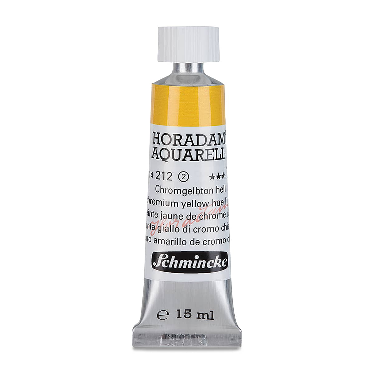 Schmincke Horadam Aquarell Watercolor - Chromium Yellow Hue Light, 15 ml tube