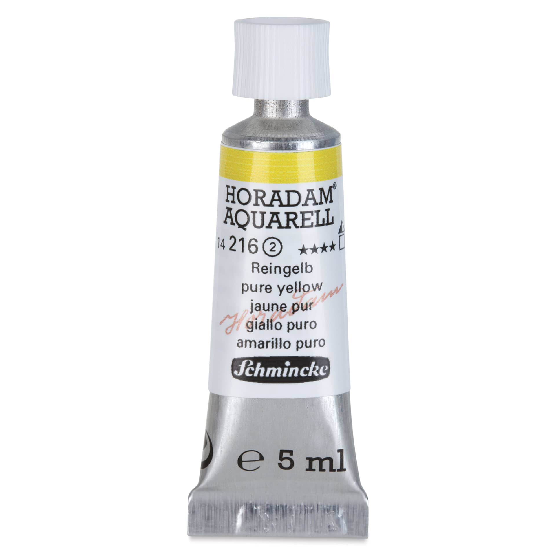 Schmincke Horadam Aquarell Artist Watercolor - Pure Yellow, 5 ml tube