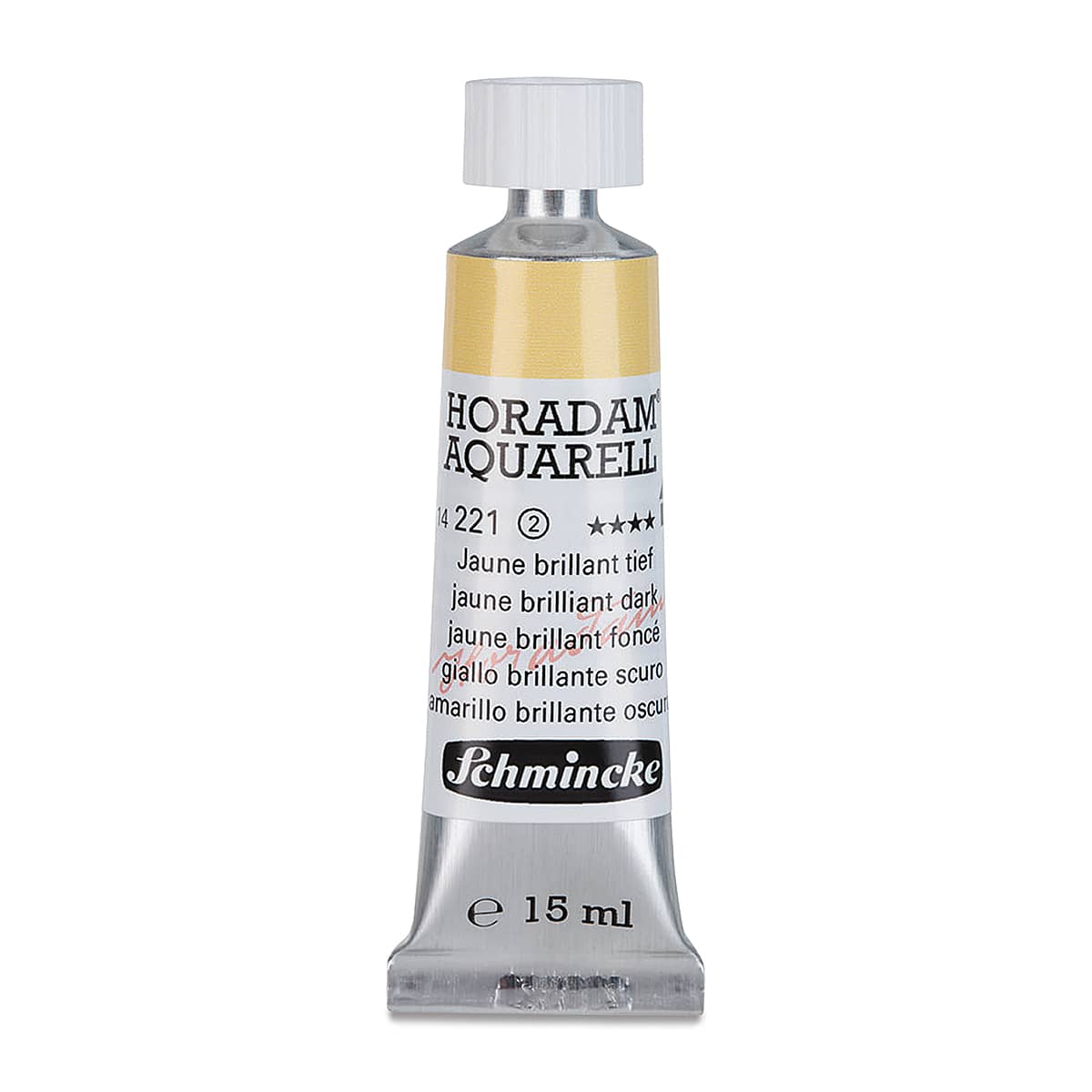 Schmincke Horadam Aquarell Watercolor - Jaune Brilliant Dark, 15 ml tube