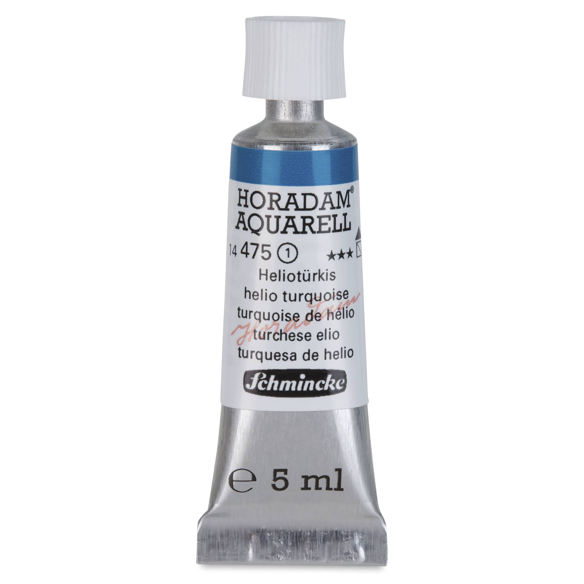 Schmincke Horadam Aquarell Artist Watercolor - Helio Turquoise, 5 ml tube