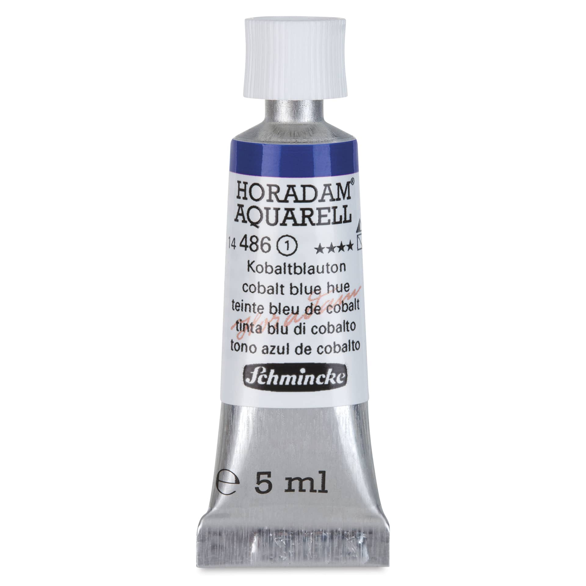 Schmincke Horadam Aquarell Artist Watercolor - Cobalt Blue Hue, 5 ml tube