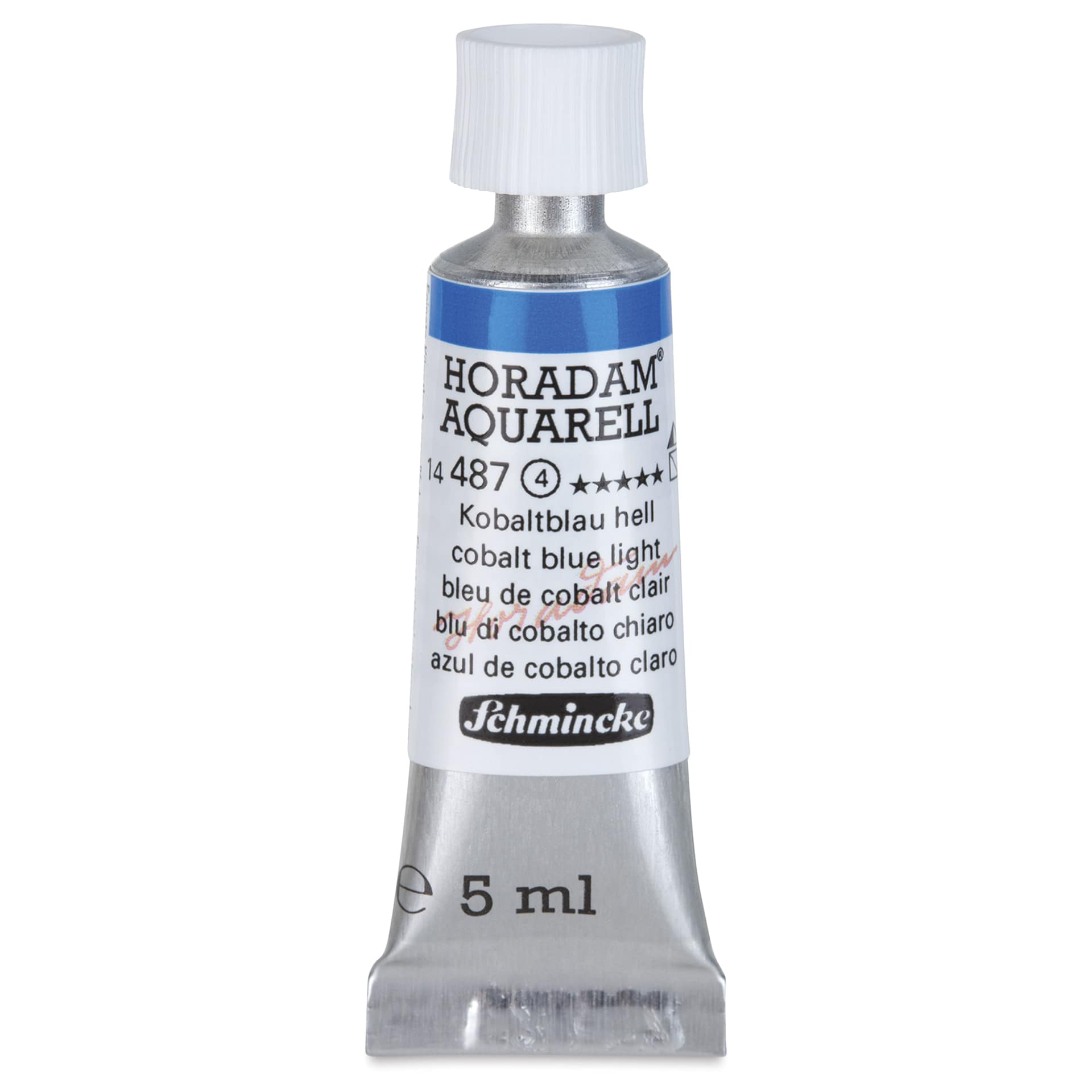 Schmincke Horadam Aquarell Artist Watercolor - Cobalt Blue Light, 5 ml tube