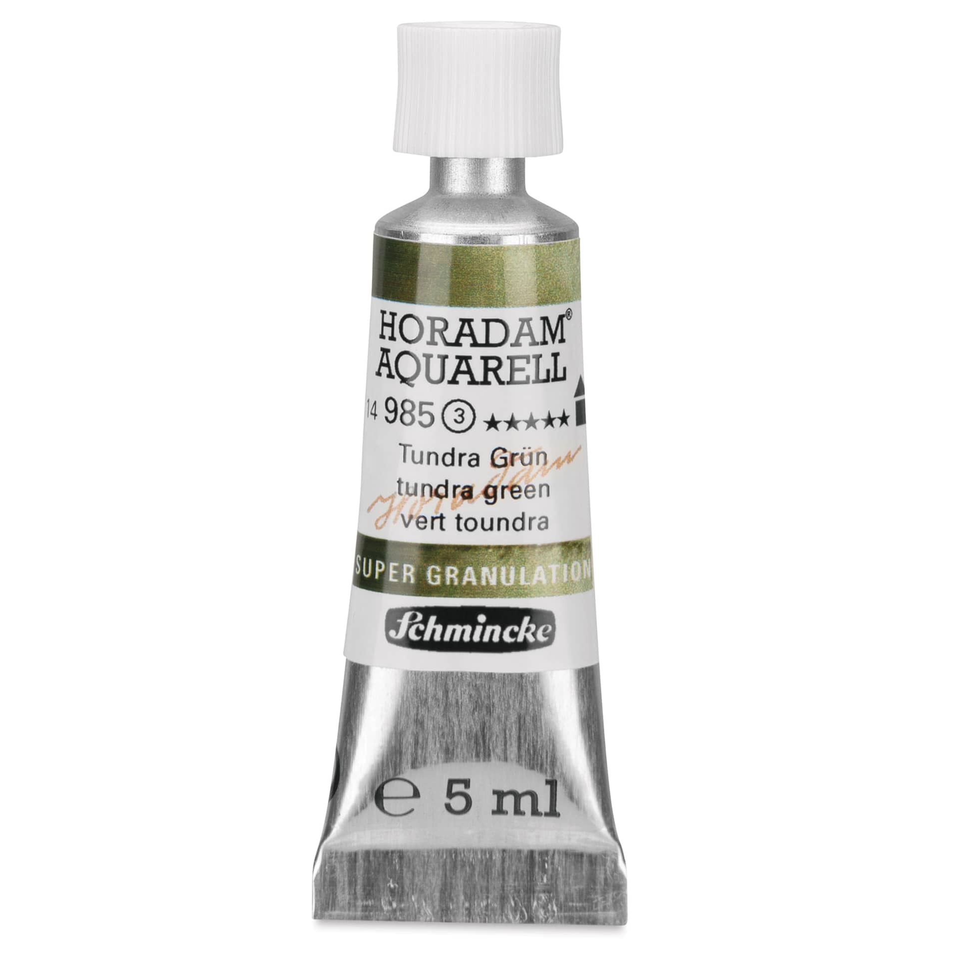 Schmincke Horadam Aquarell Artist Watercolor - Tundra Green, Supergranulation, 5 ml tube
