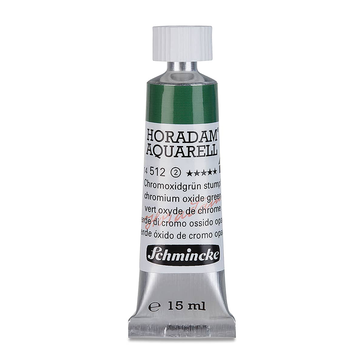 Schmincke Horadam Aquarell Watercolor - Chromium Oxide Green, 15 ml tube