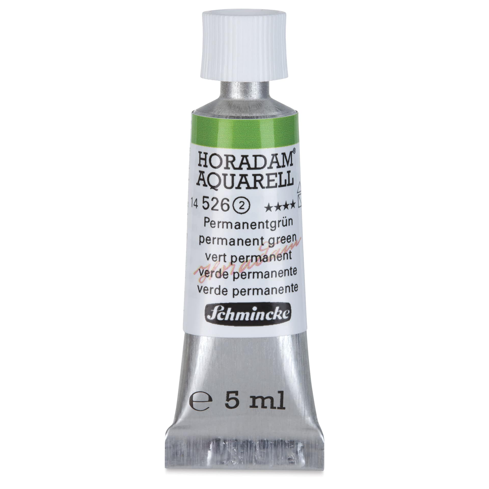 Schmincke Horadam Aquarell Artist Watercolor - Permanent Green, 5 ml tube
