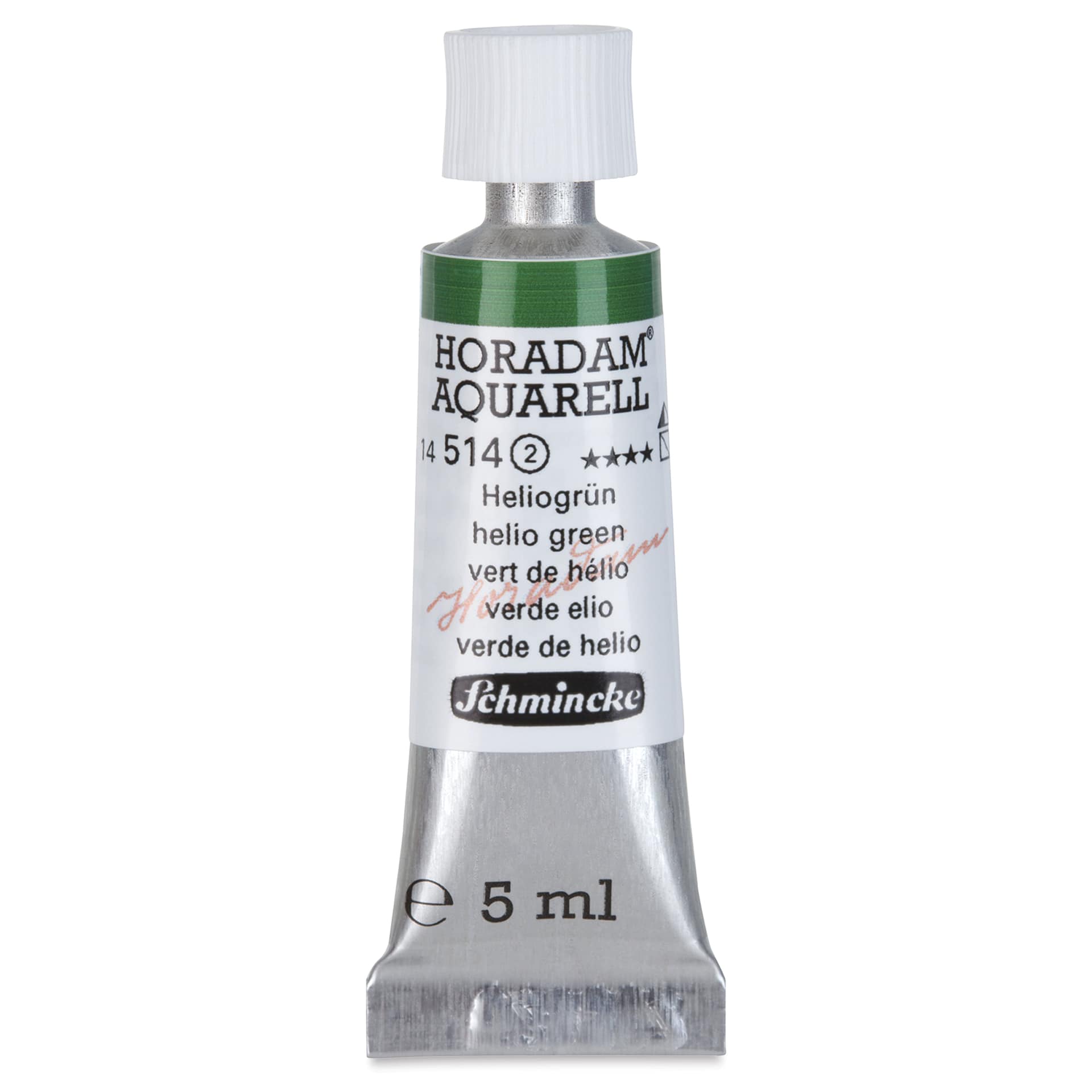 Schmincke Horadam Aquarell Artist Watercolor - Helio Green, 5 ml tube