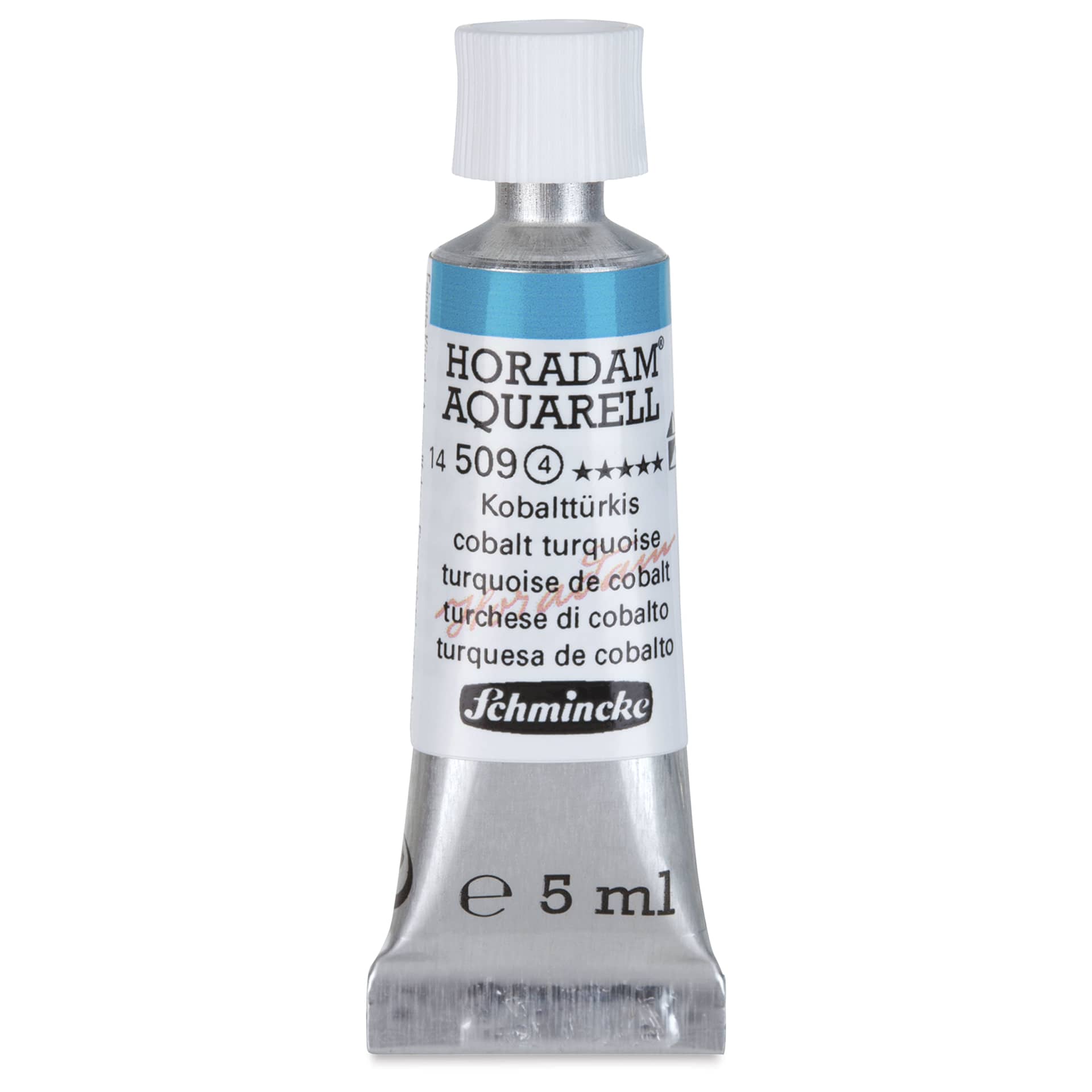 Schmincke Horadam Aquarell Artist Watercolor - Cobalt Turquoise, 5 ml tube