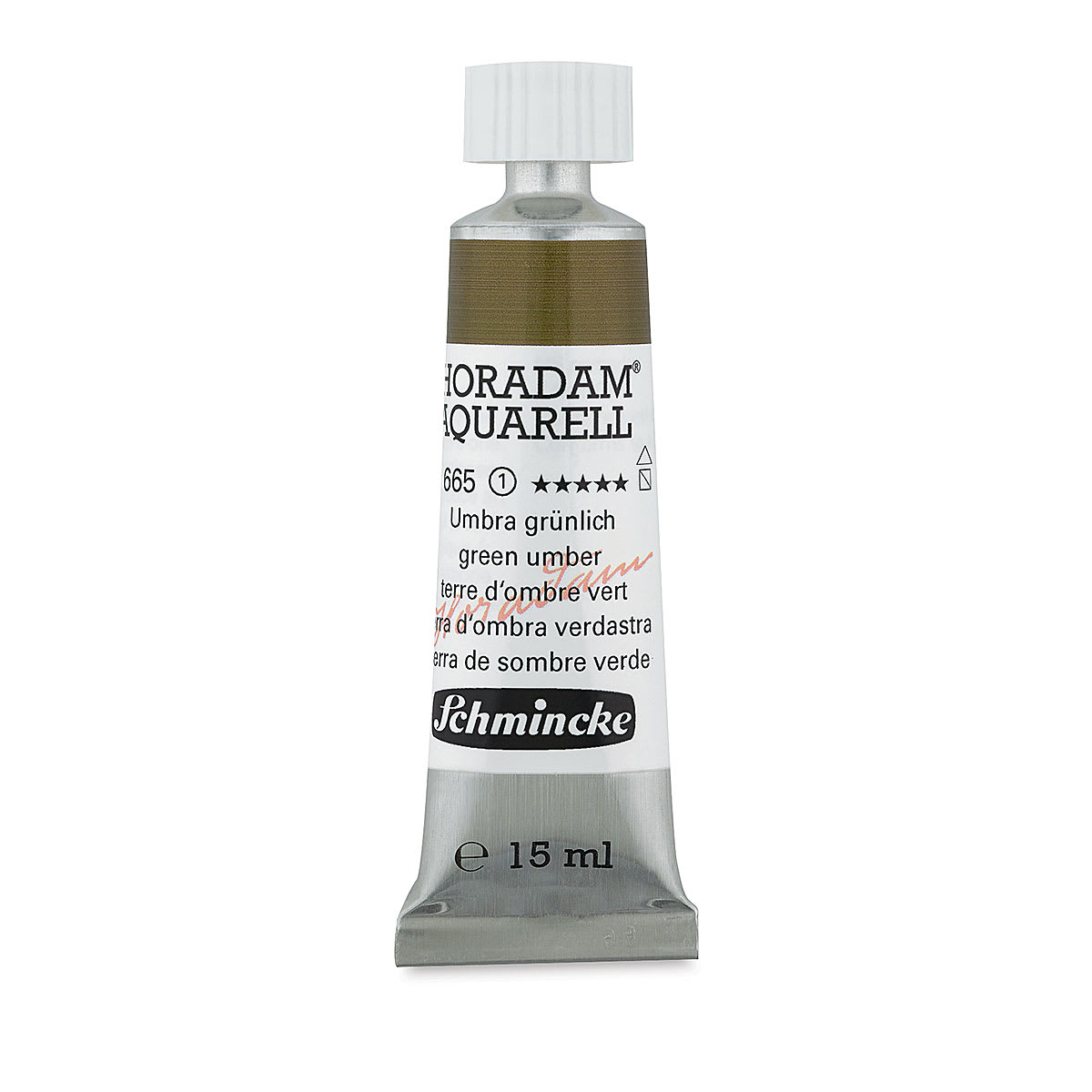 Schmincke Horadam Aquarell Artist Watercolor - Green Umber, 15 ml tube