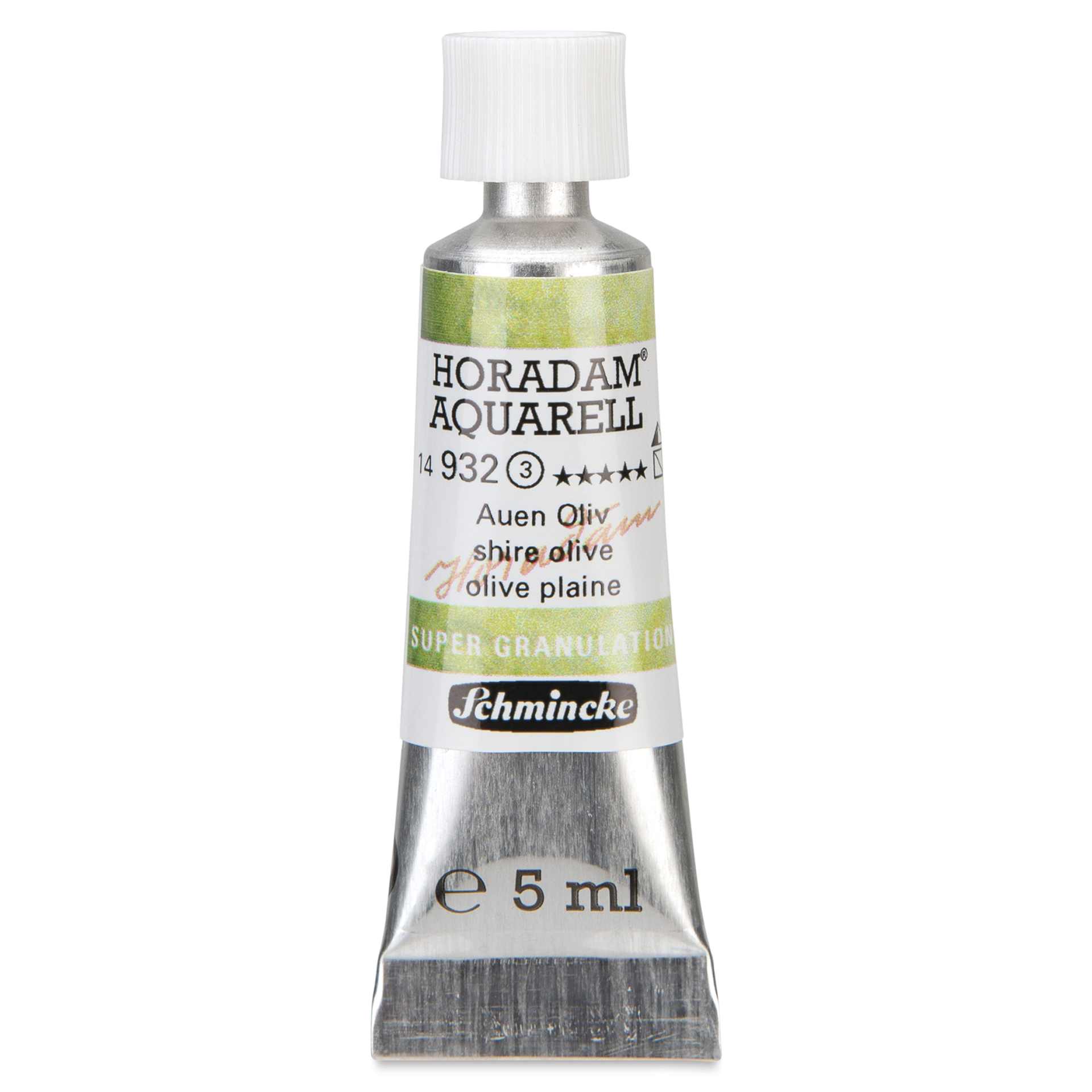 Schmincke Horadam Aquarell Artist Watercolor - Shire Olive, Supergranulation, 5 ml tube