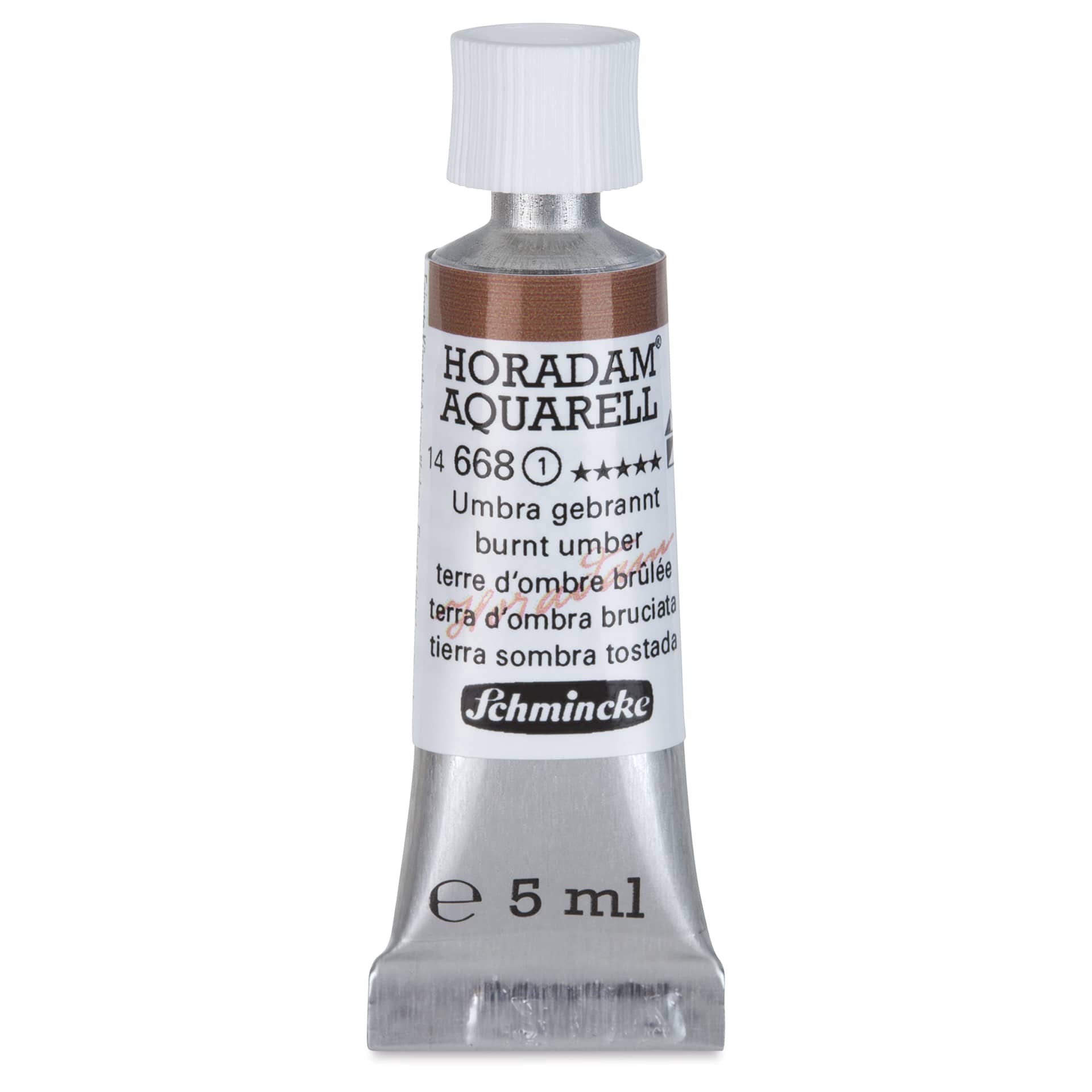 Schmincke Horadam Aquarell Artist Watercolor - Burnt Umber, 5 ml tube