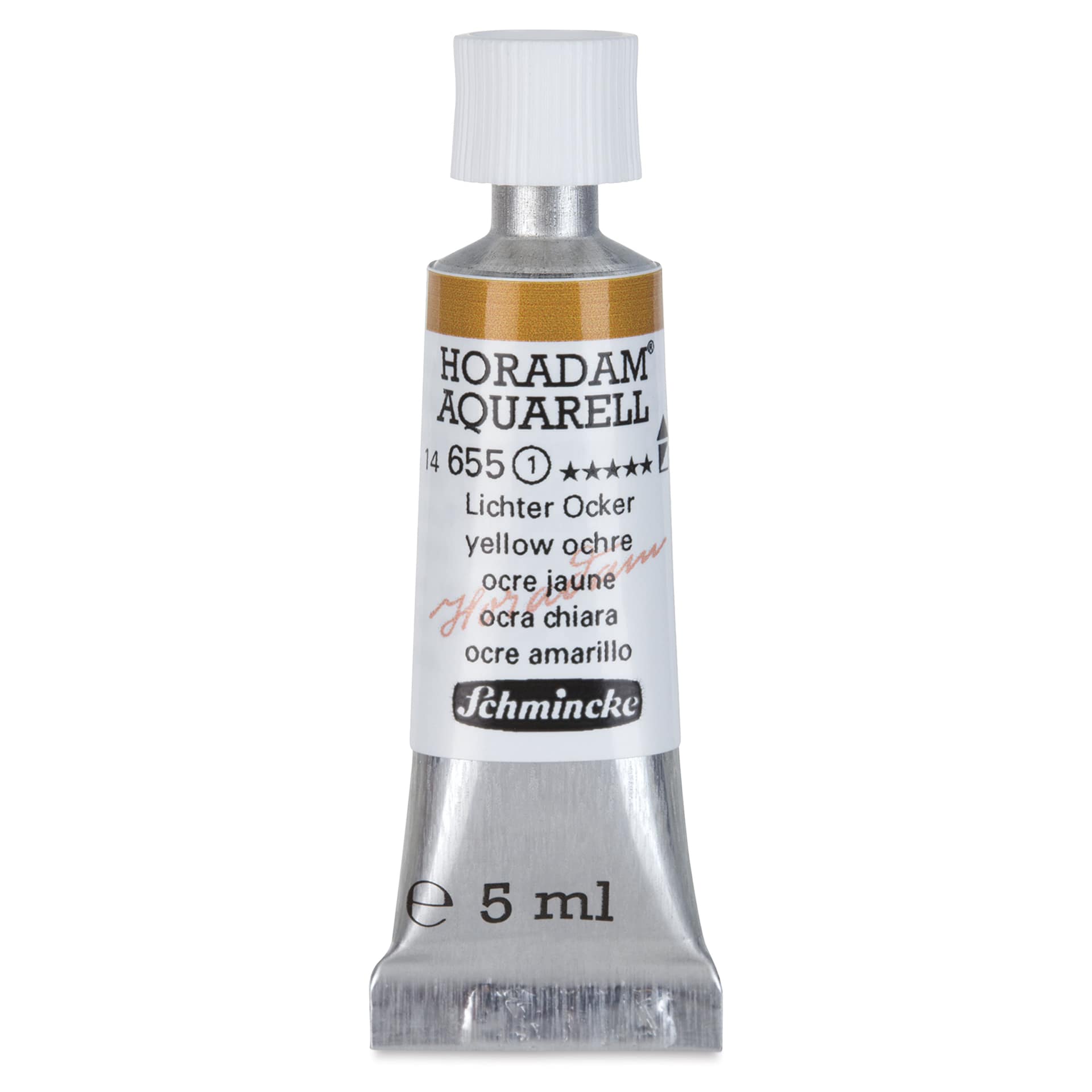Schmincke Horadam Aquarell Artist Watercolor - Yellow Ochre, 5 ml tube