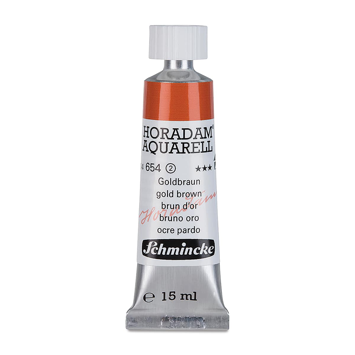 Schmincke Horadam Aquarell Artist Watercolor - Gold Brown, 15 ml tube