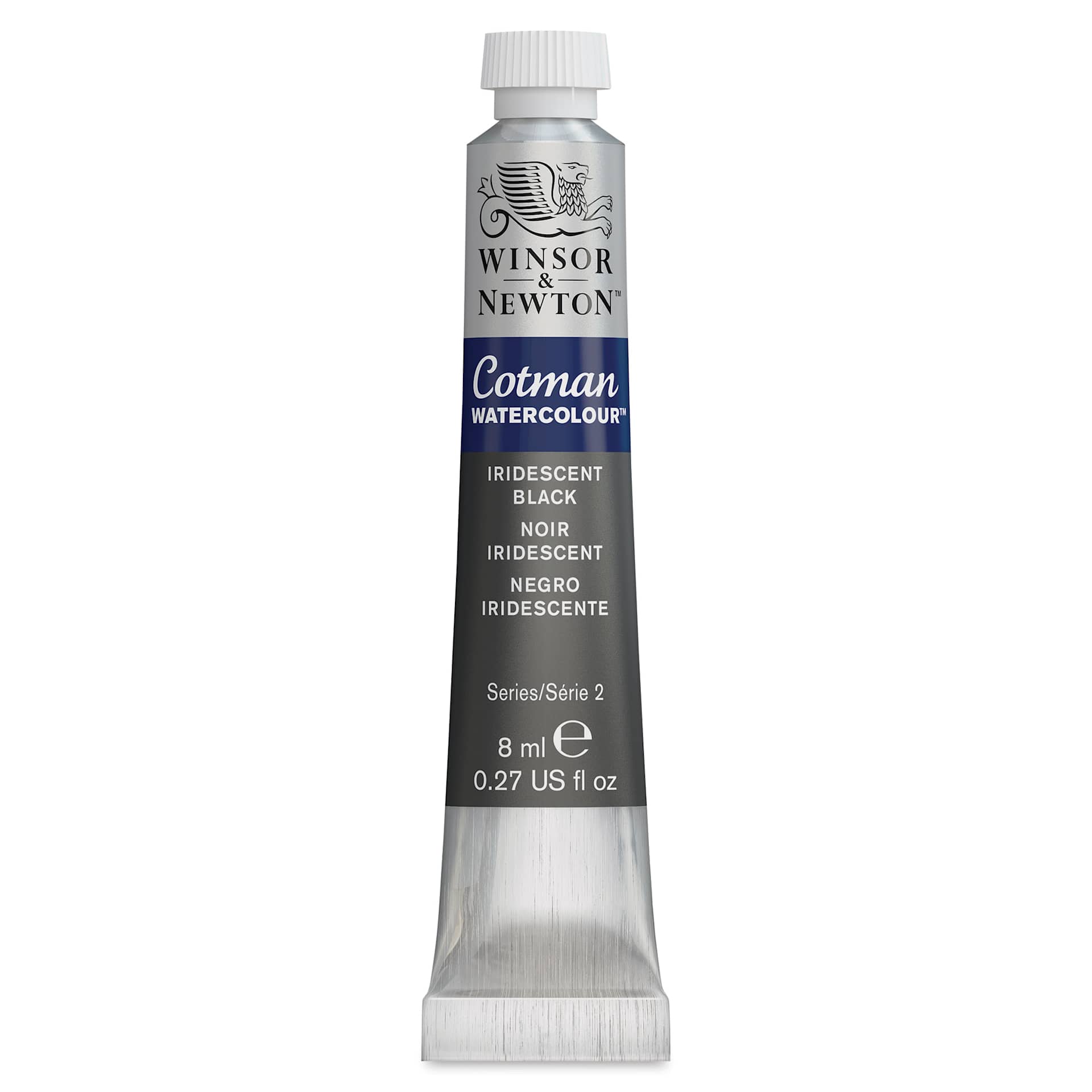Winsor & Newton Cotman Watercolors - Iridescent Black, 8 ml, Tube