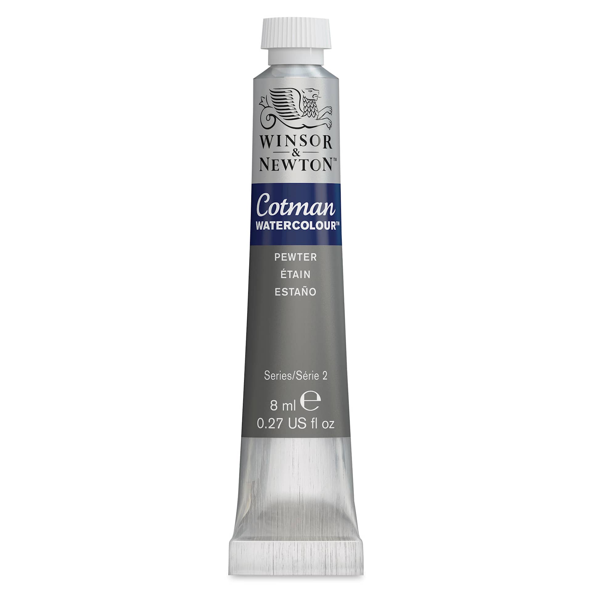 Winsor & Newton Cotman Watercolors - Pewter, 8 ml, Tube