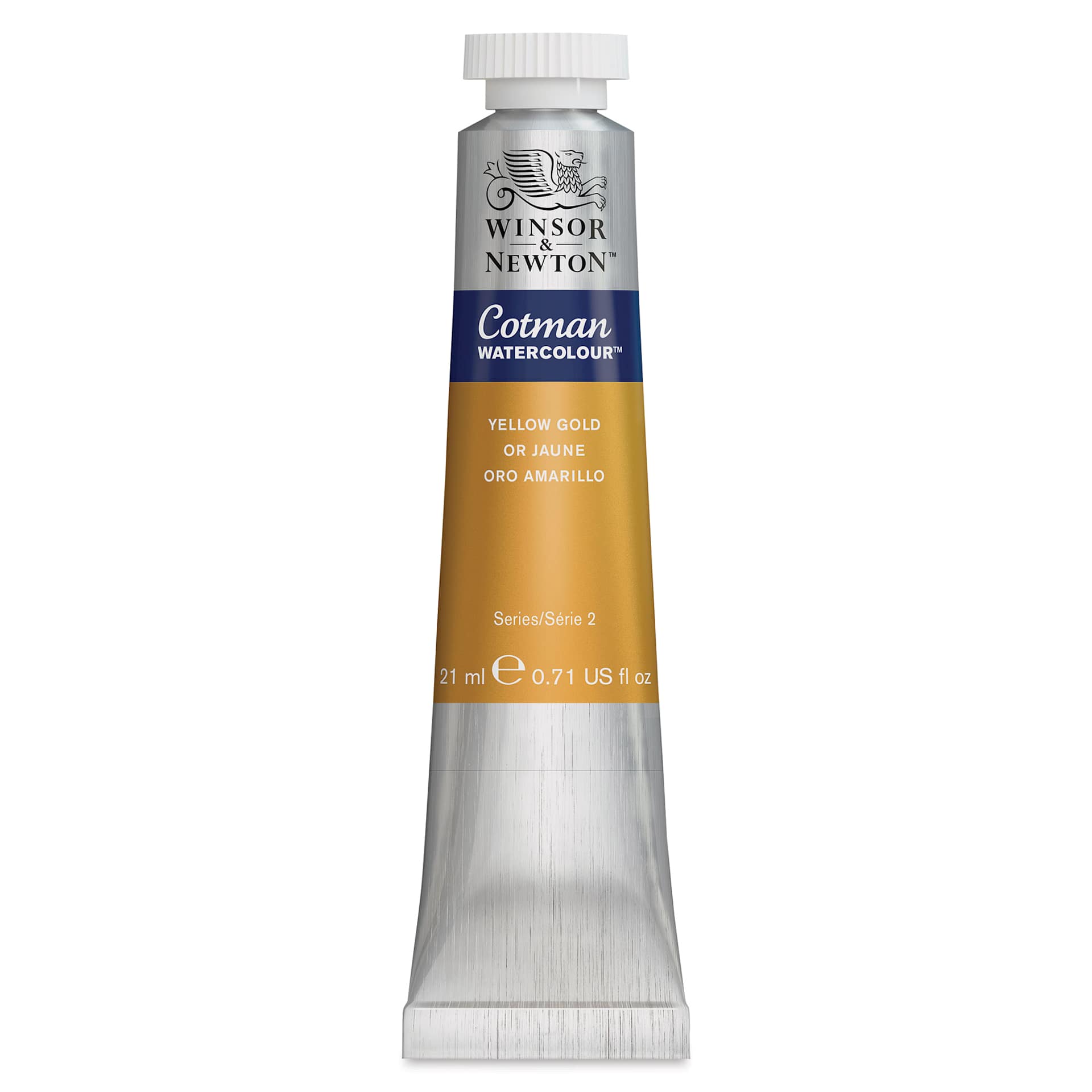 Winsor & Newton Cotman Watercolors - Yellow Gold, 21 ml, Tube