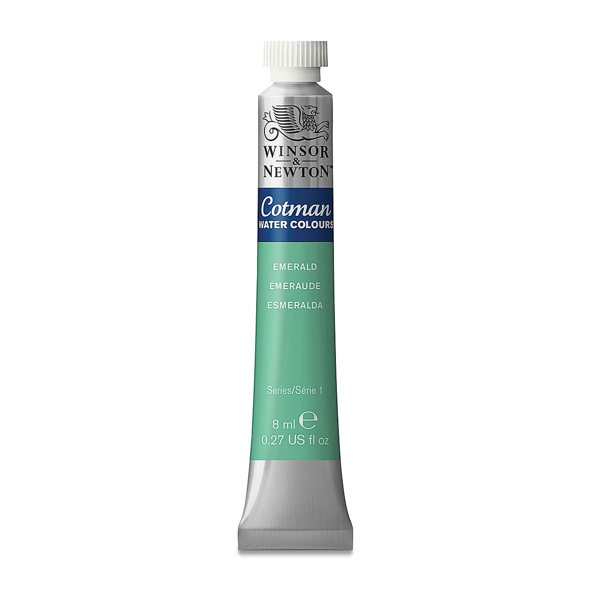 Winsor & Newton Cotman Watercolor - Emerald, 8 ml tube