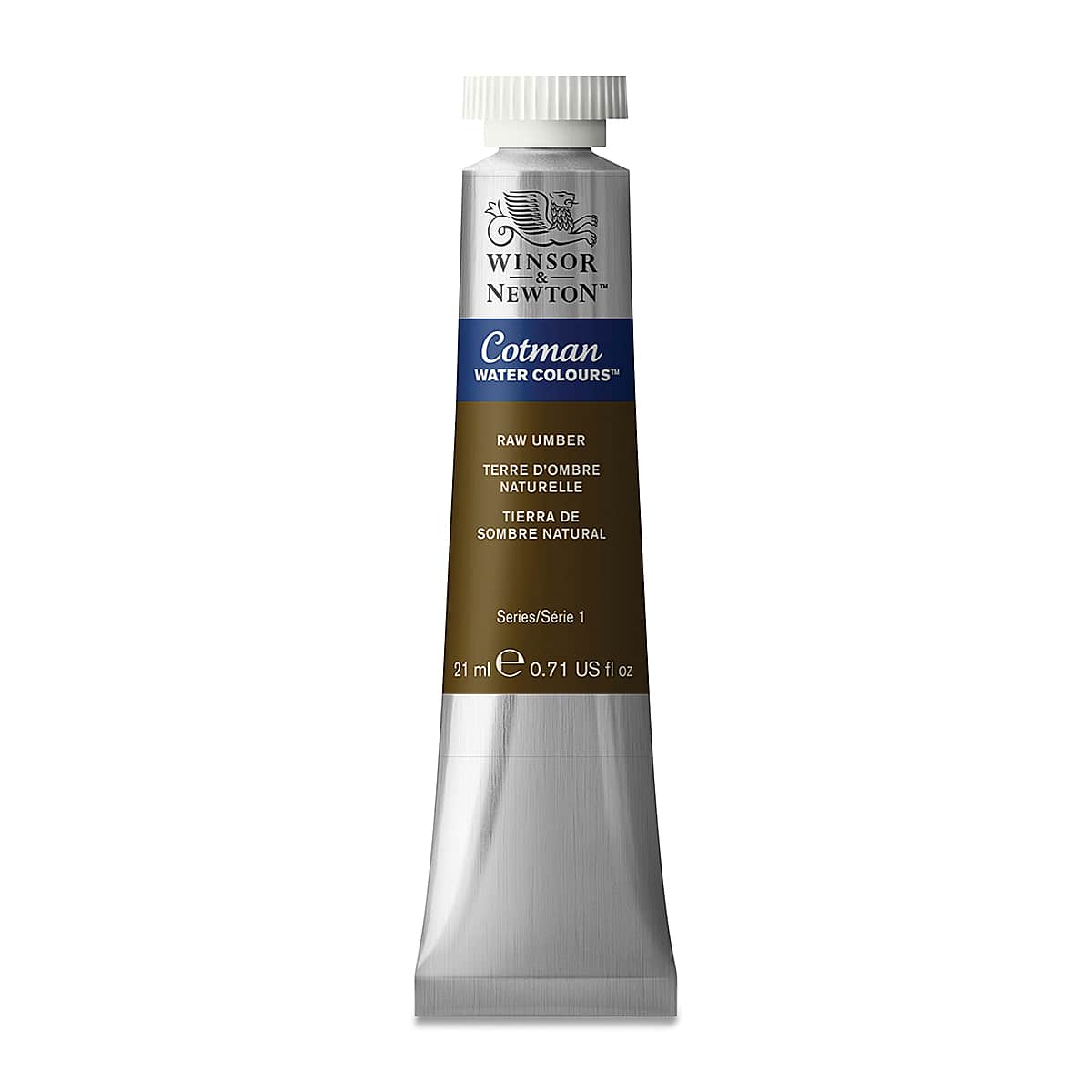 Winsor & Newton Cotman Watercolor - Raw Umber, 21 ml tube