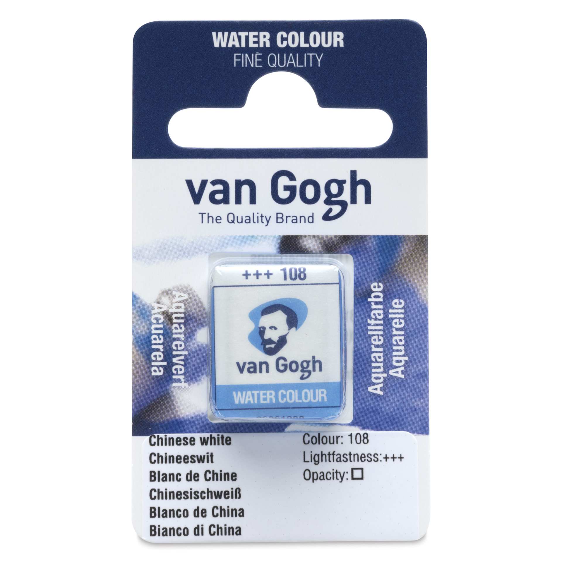 Van Gogh Watercolor Half Pan - Chinese White