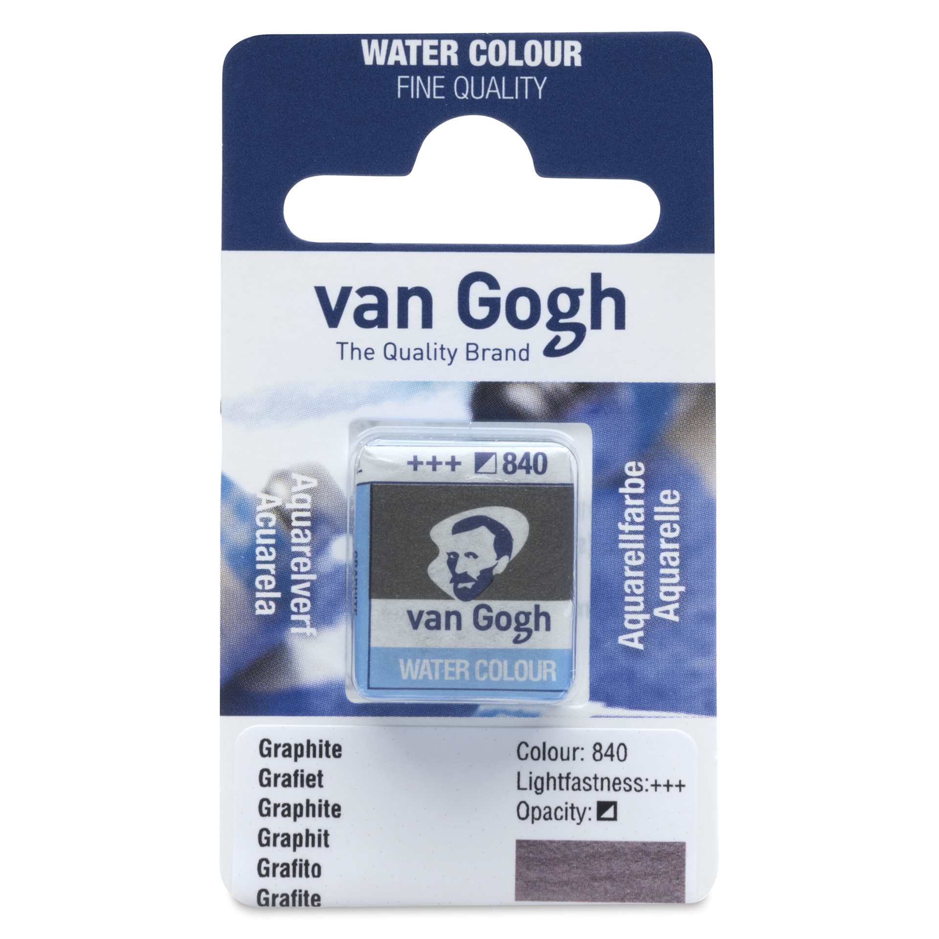 Van Gogh Watercolor Half Pan - Graphite