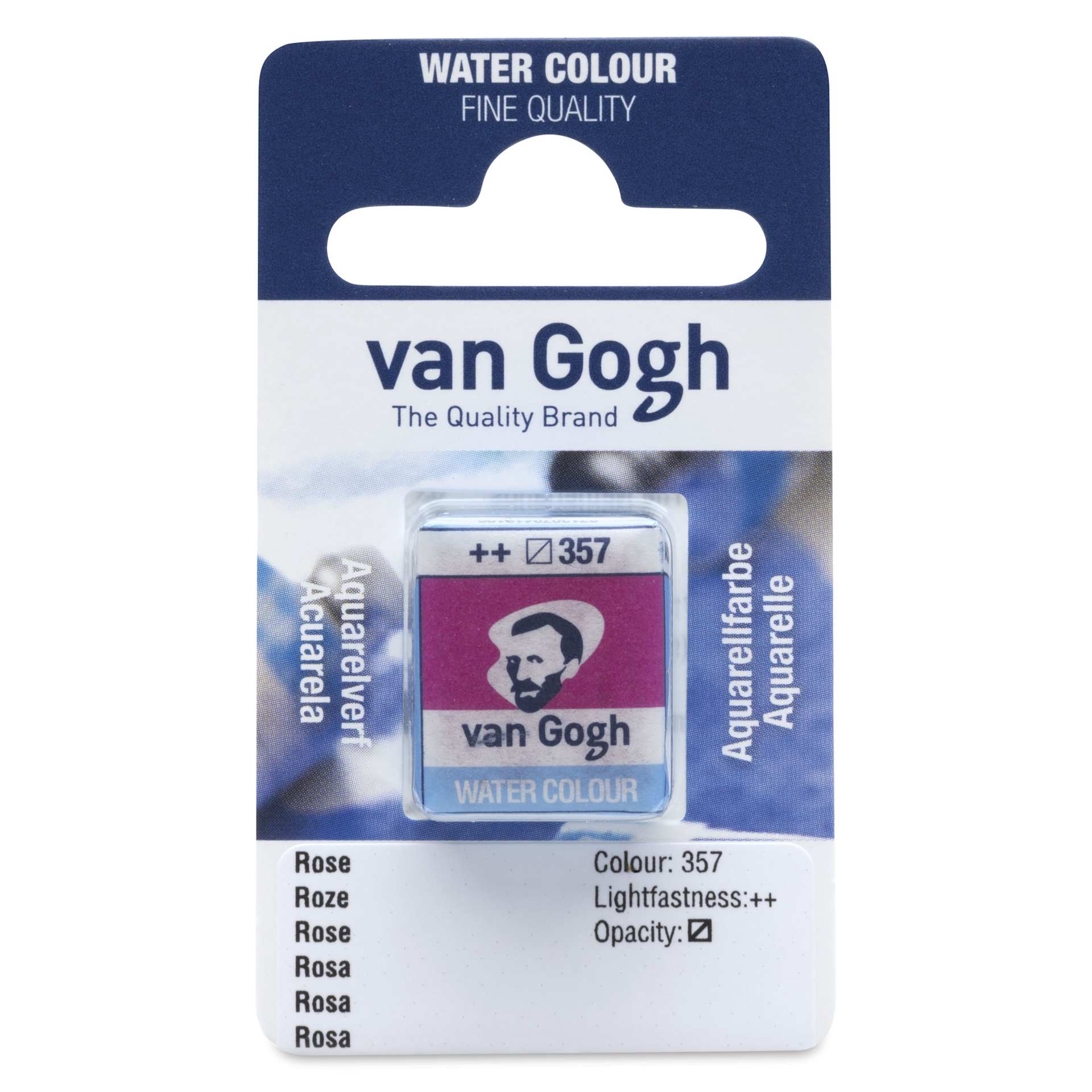 Van Gogh Watercolor Half Pan - Rose