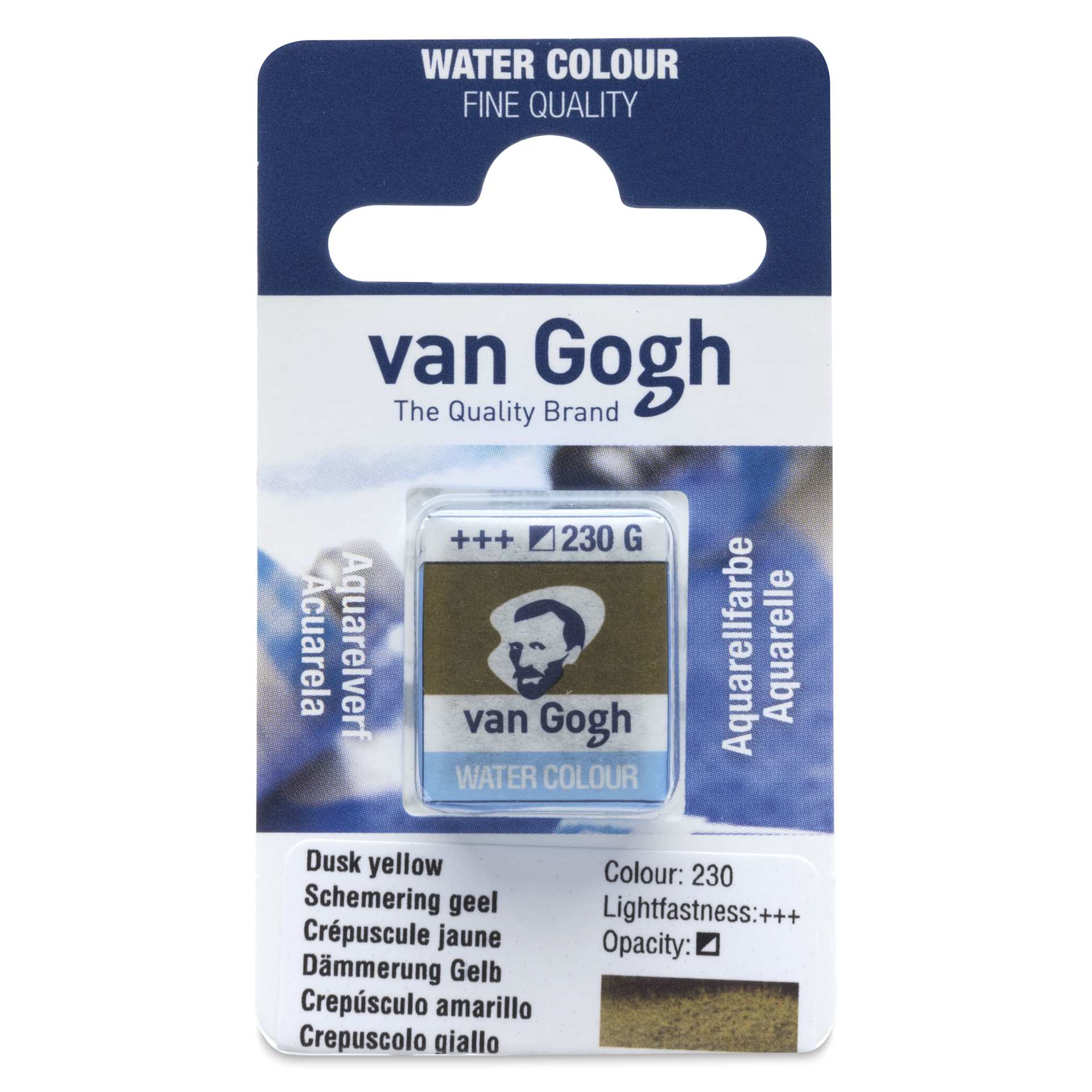 Van Gogh Watercolor Half Pan - Dusk Yellow