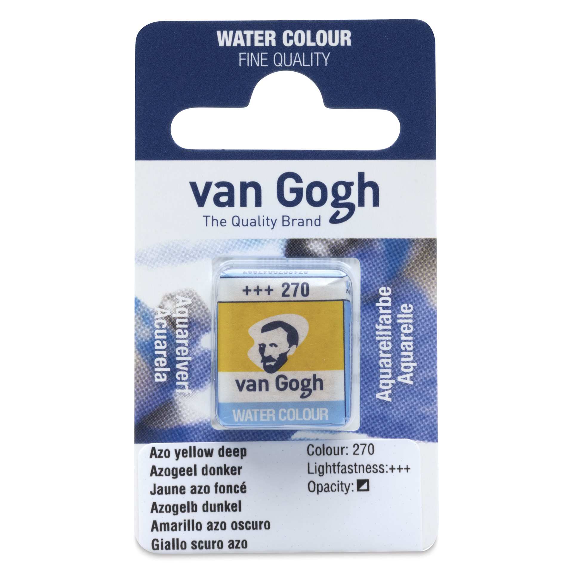 Van Gogh Watercolor Half Pan - Azo Yellow Deep