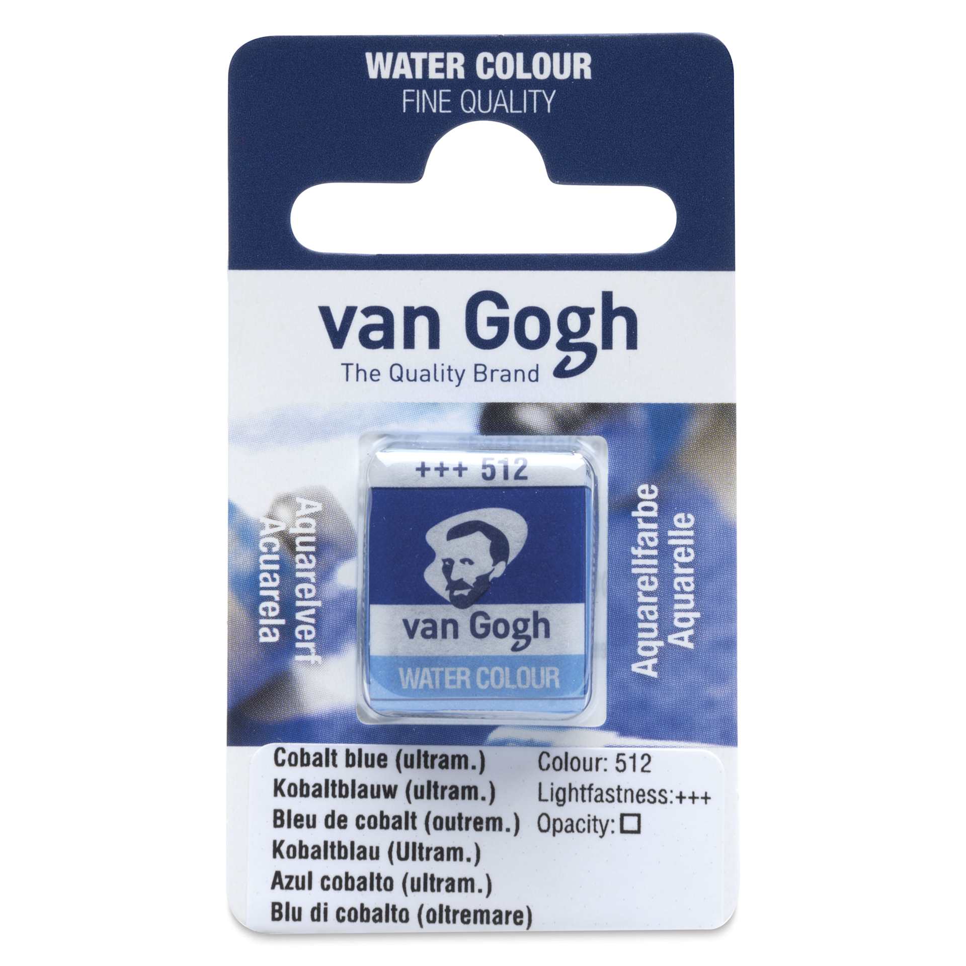Van Gogh Watercolor Half Pan - Cobalt Blue Ultramarine