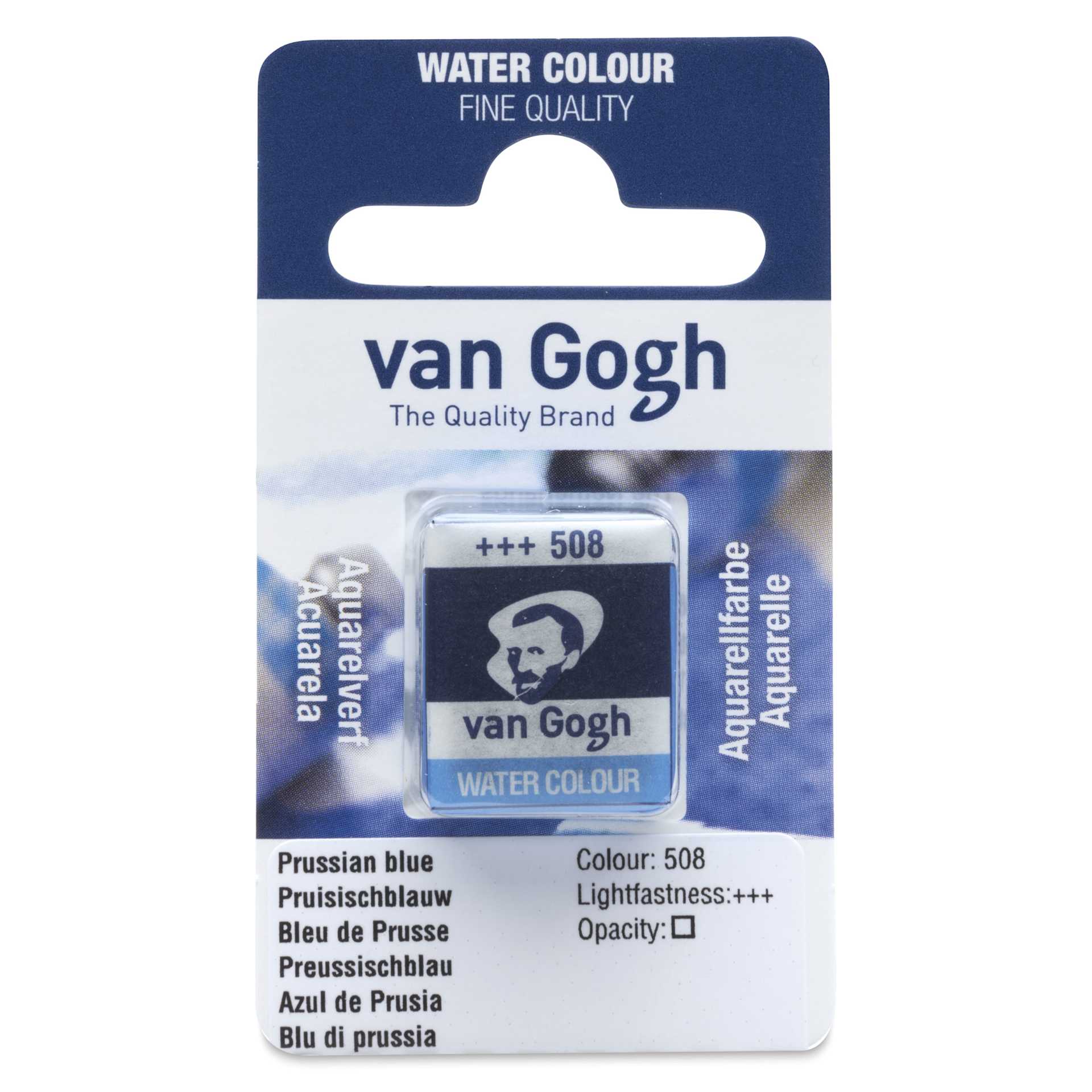 Van Gogh Watercolor Half Pan - Prussian Blue
