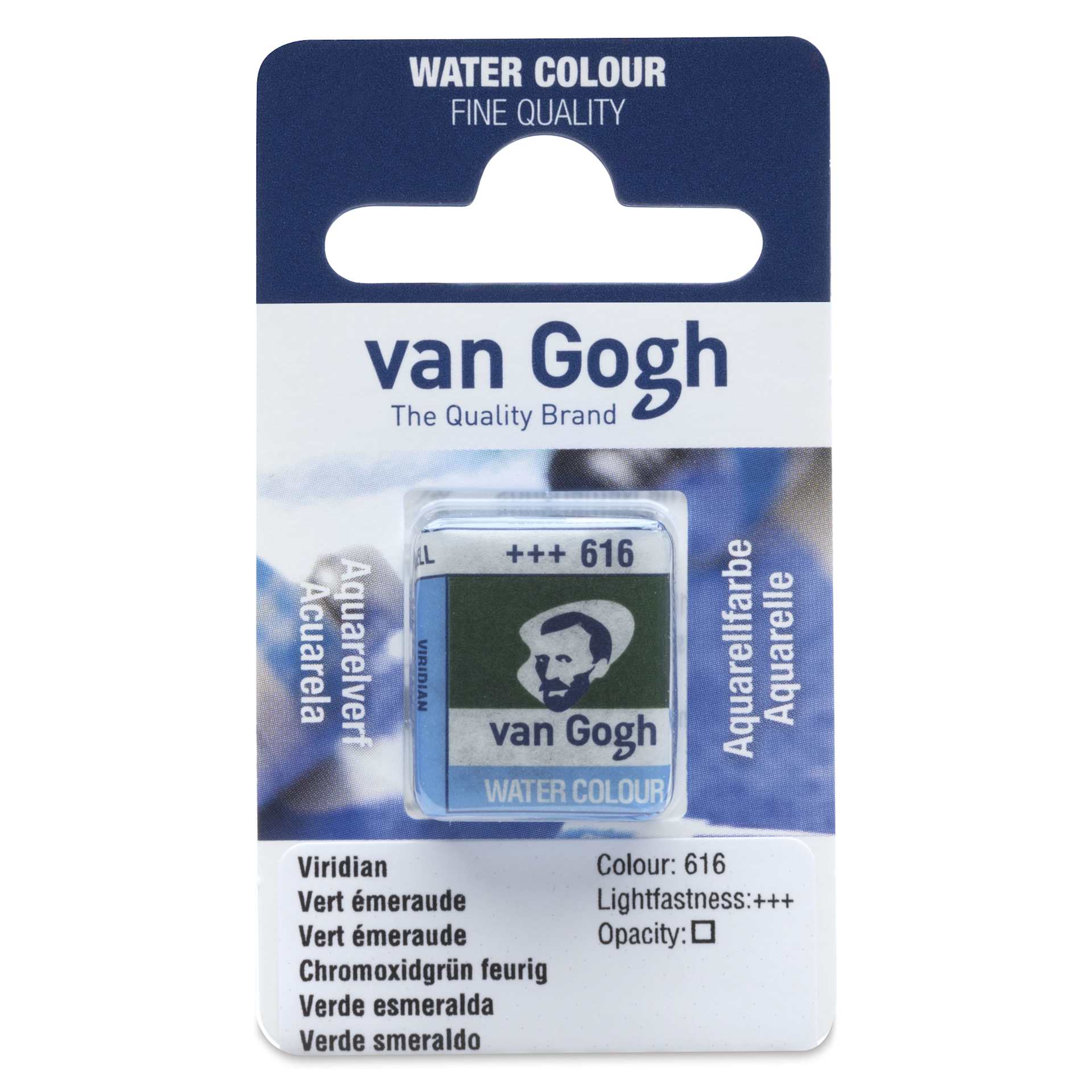 Van Gogh Watercolor Half Pan - Viridian