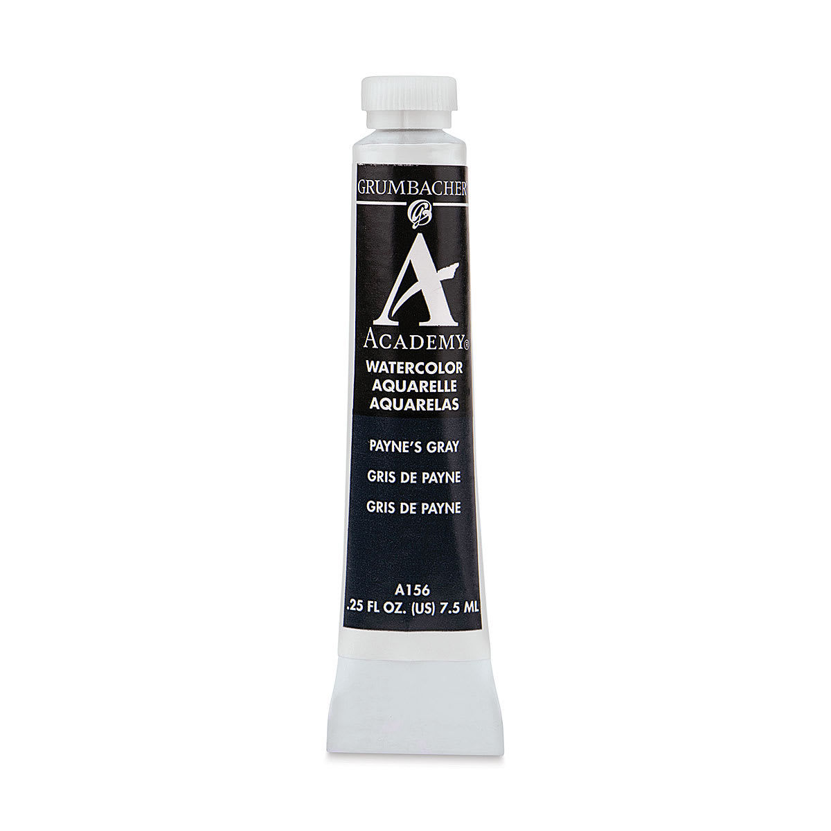 Grumbacher Academy Watercolor - Payne's Gray, 7.5 ml tube