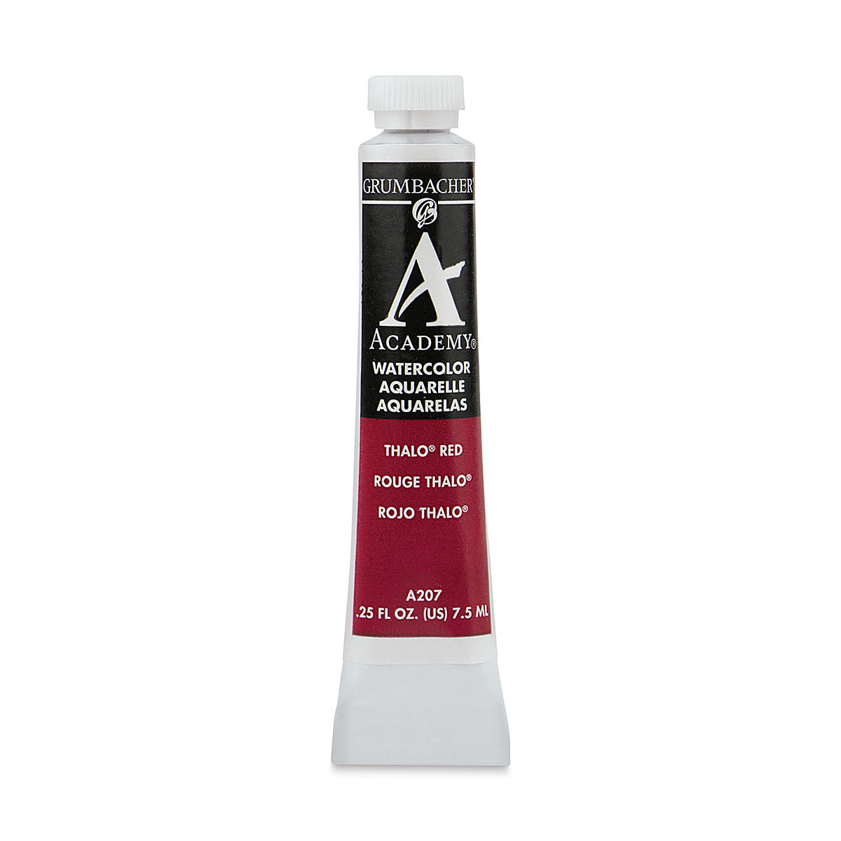 Grumbacher Academy Watercolor - Thalo Red, 7.5 ml tube