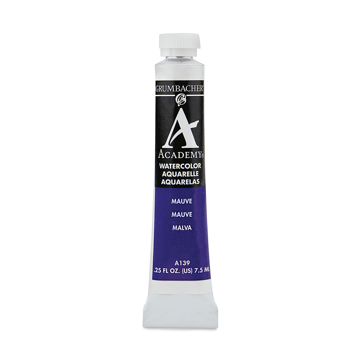 Grumbacher Academy Watercolor - Mauve, 7.5 ml tube