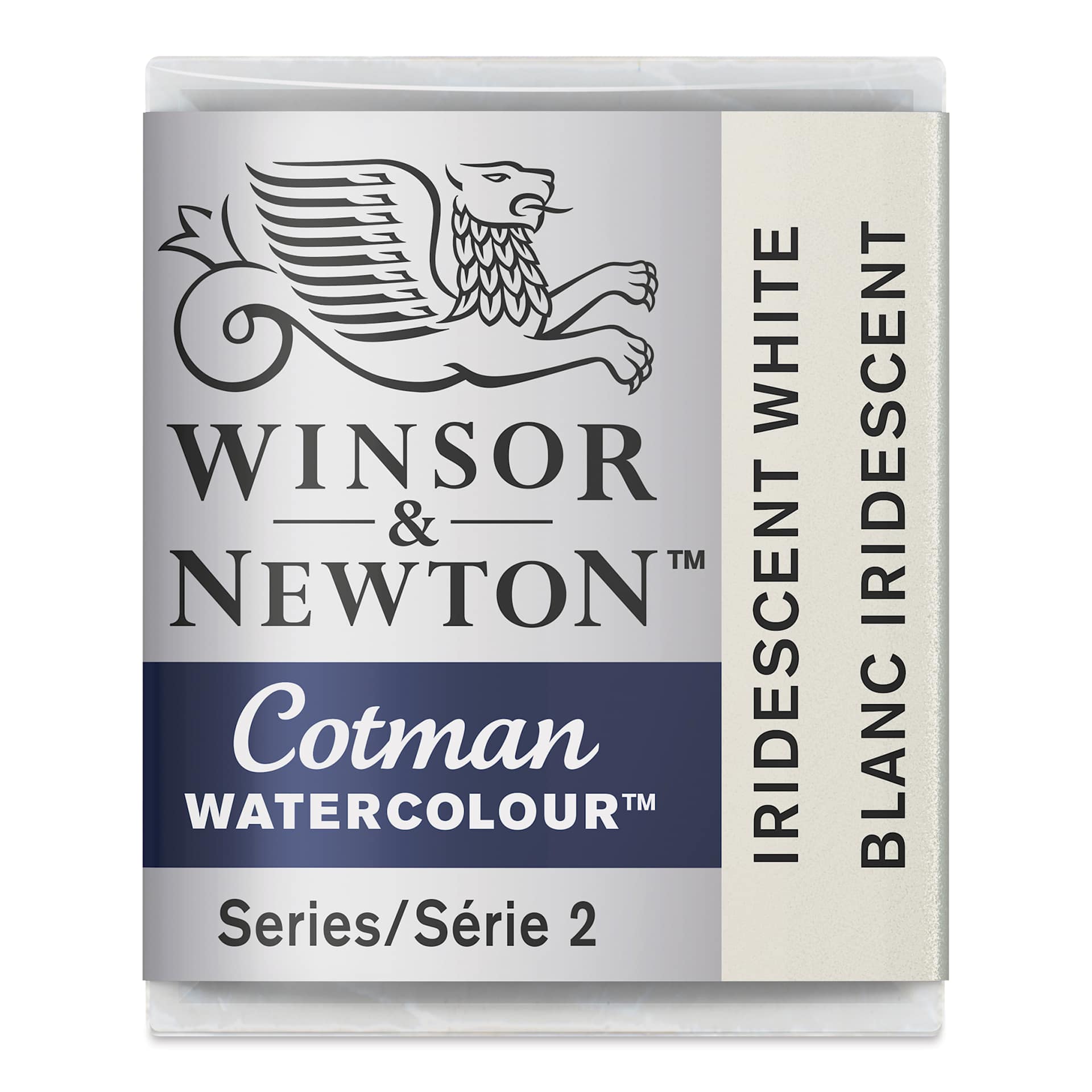 Winsor & Newton Cotman Watercolor - Iridescent White, Half Pan